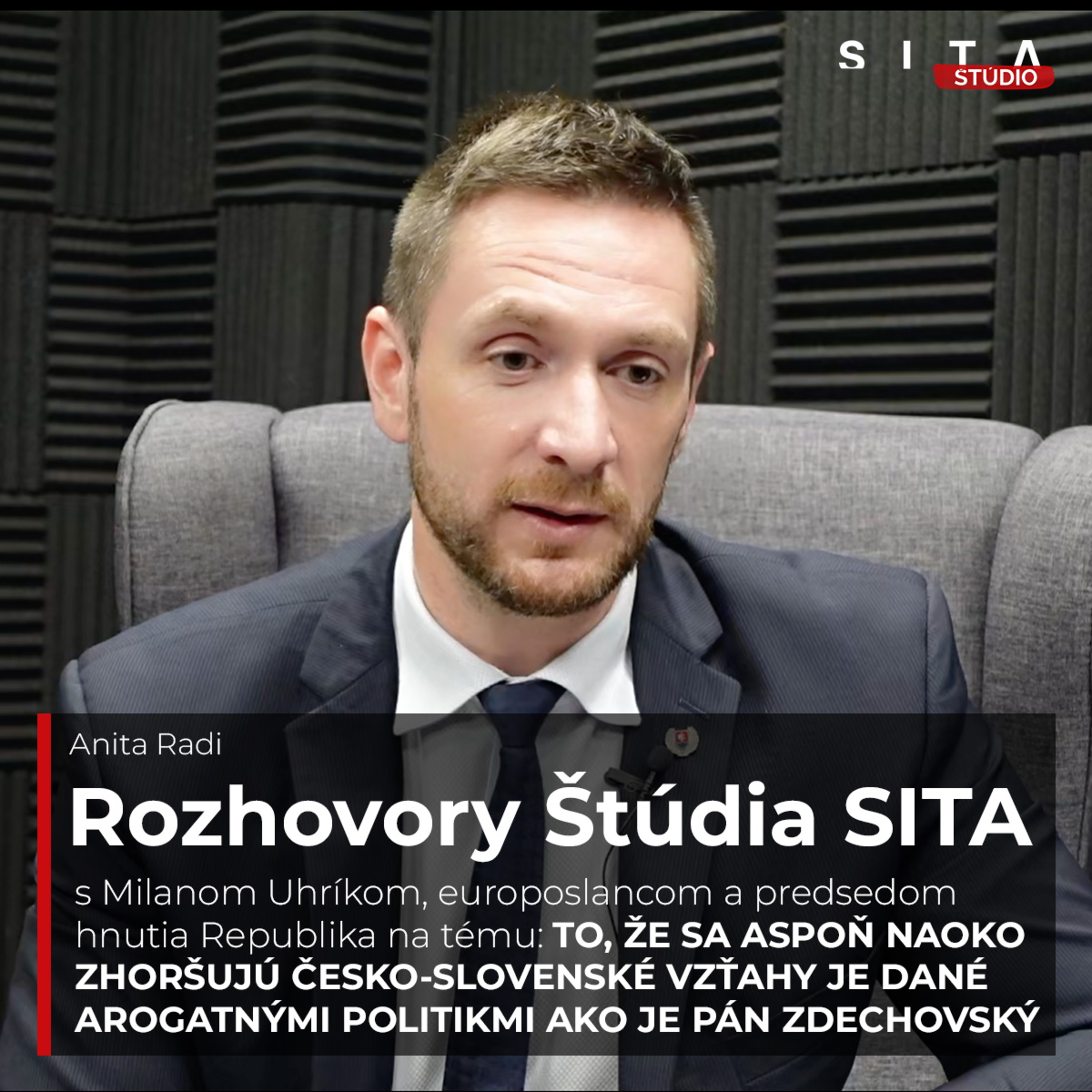 Milan Uhrík o vzťahoch s Českom aj domácej politike na Slovensku | Štúdio SITA episode artwork