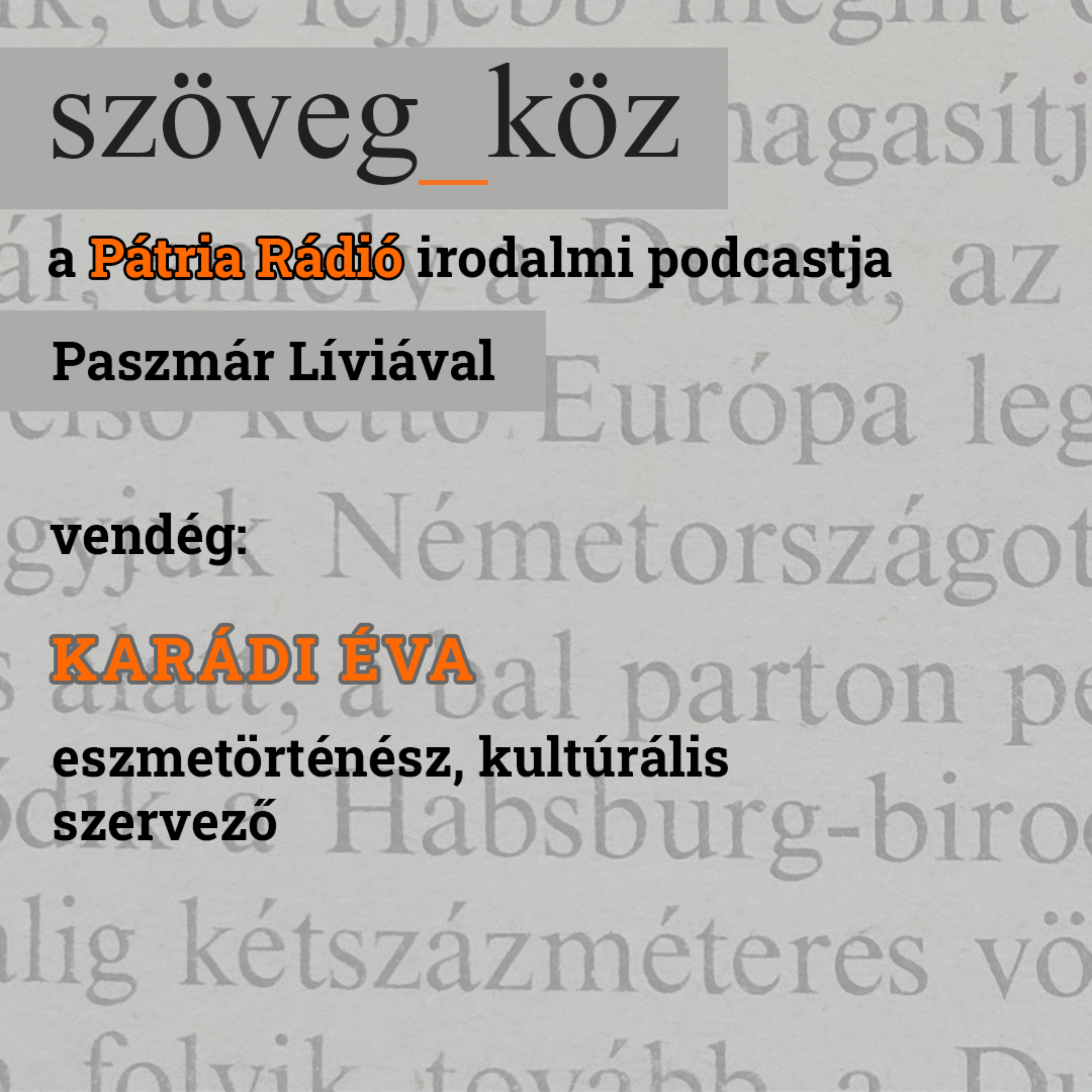 Szöveg-köz #14 | "Talán a casting műfaja fekszik nekem" episode artwork