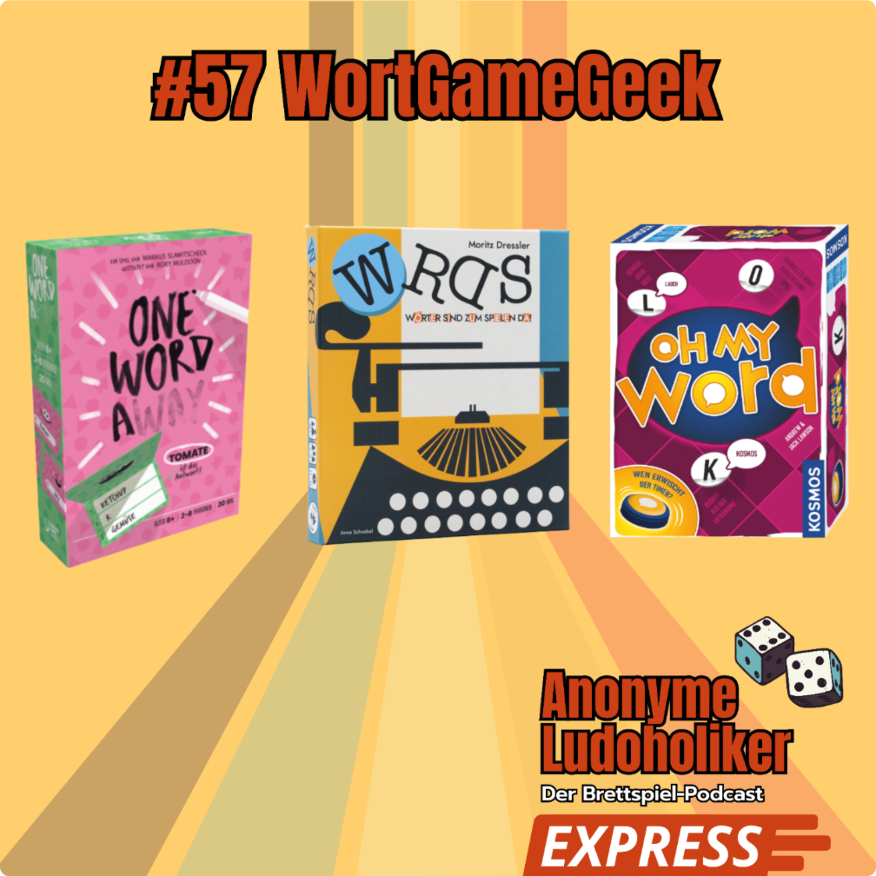 #57 Anonyme Ludoholiker Express - Wortgamegeek episode artwork