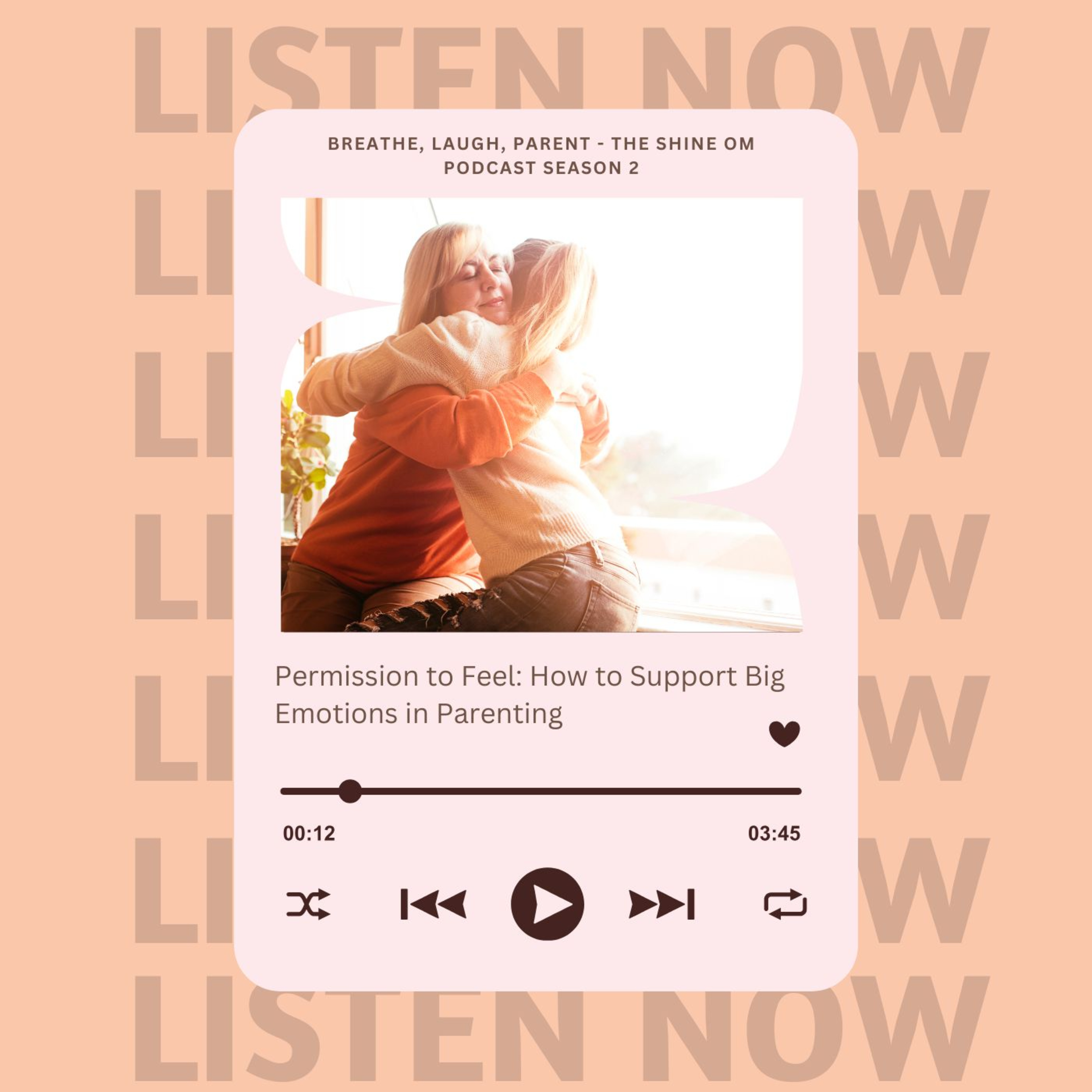 Permission to Feel: How to Support Big Emotions in Parenting episode artwork