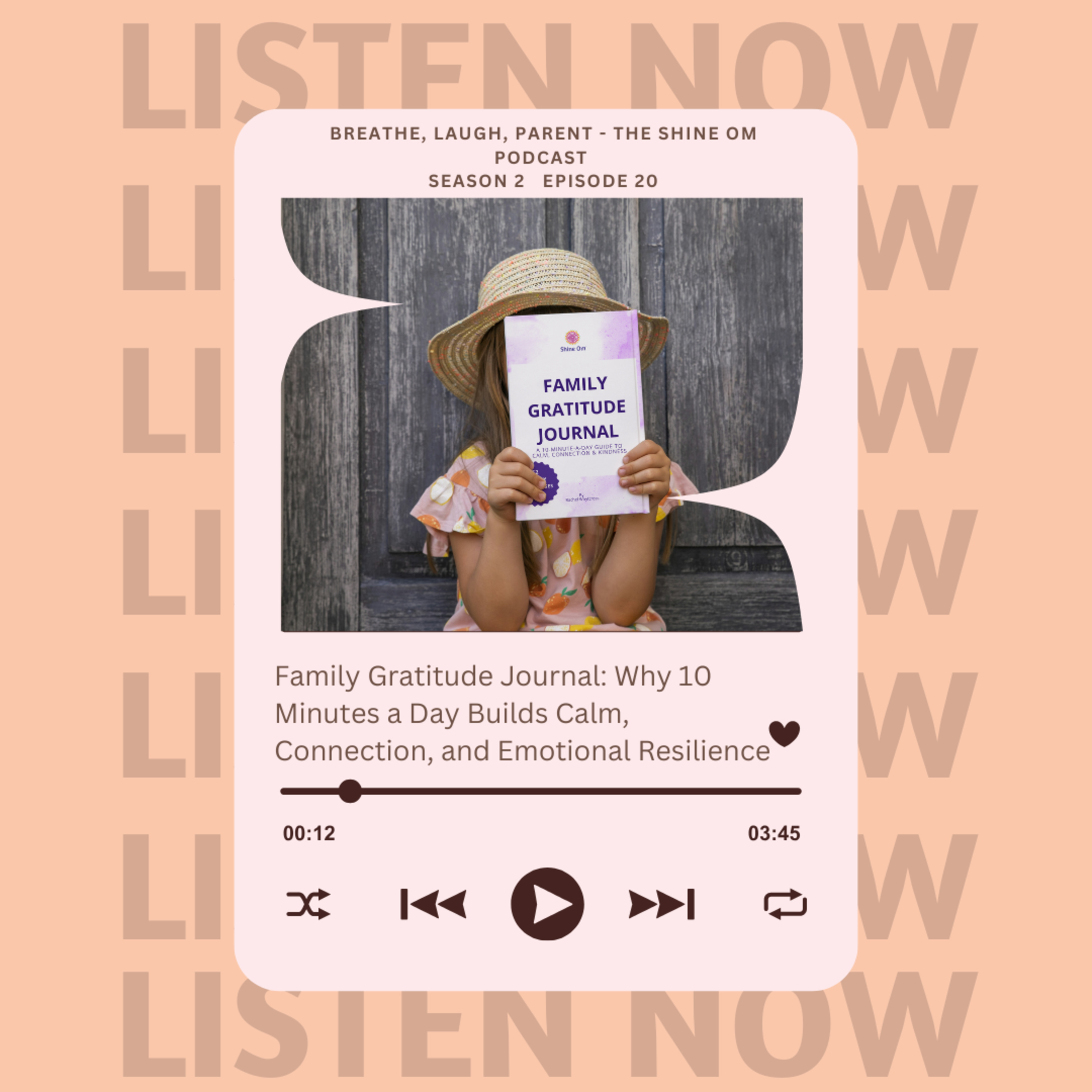 Family Gratitude Journal: Why 10 Minutes a Day Builds Calm, Connection, and Emotional Resilience episode artwork