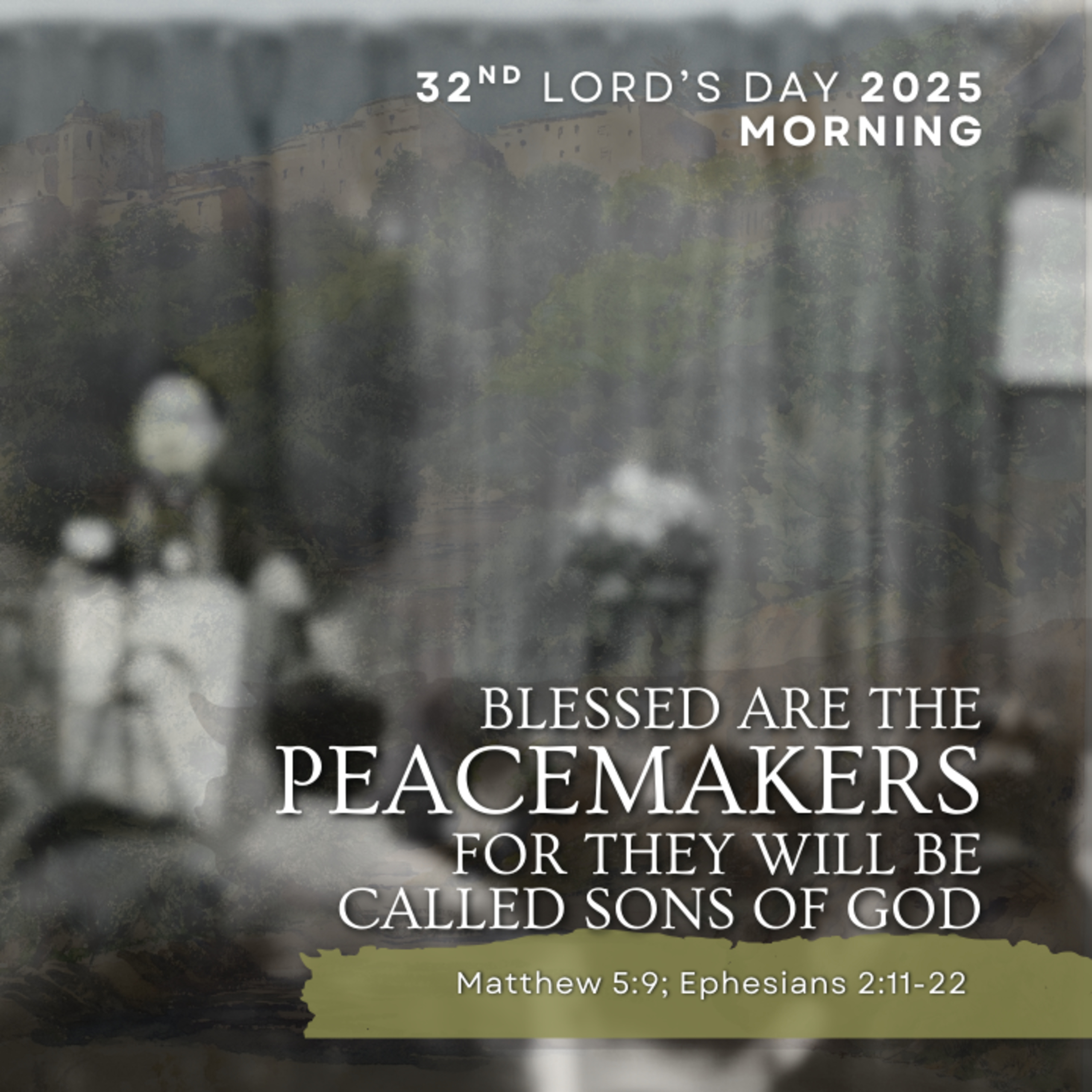 “Blessed are the Peacemakers for They Will Be Called Sons of God" (Matthew 5:9) episode artwork