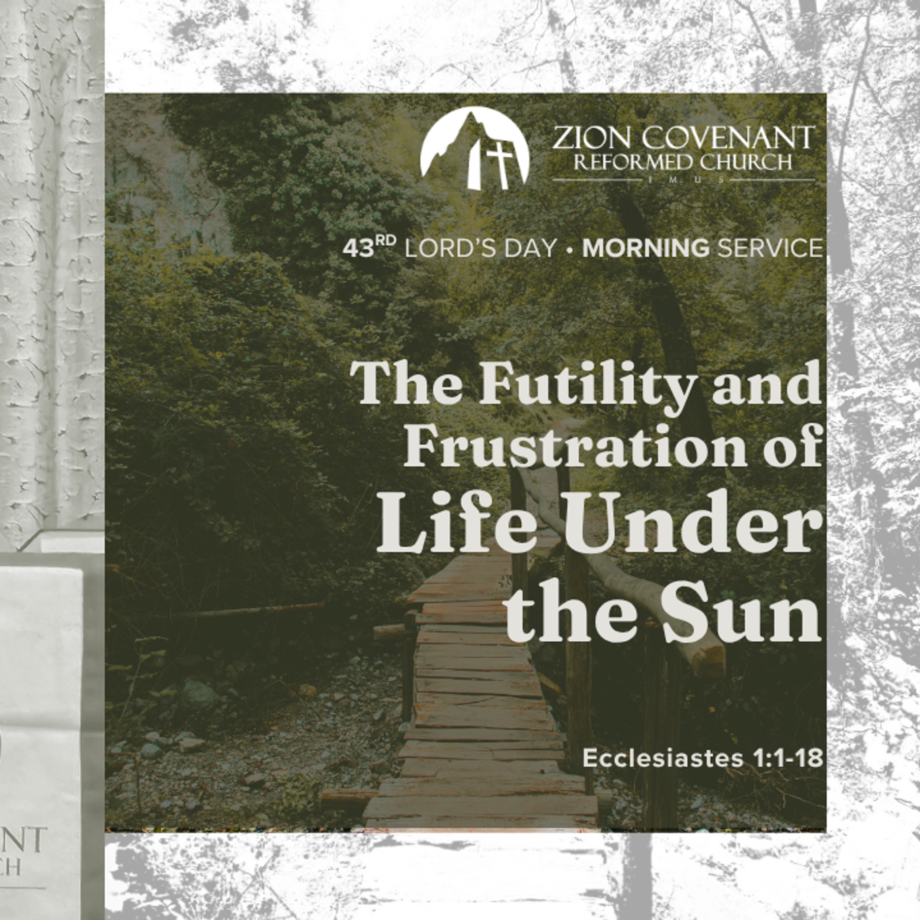 “The Futility and Frustration of Life Under the Sun" (Ecclesiastes 1:1-18)  episode artwork