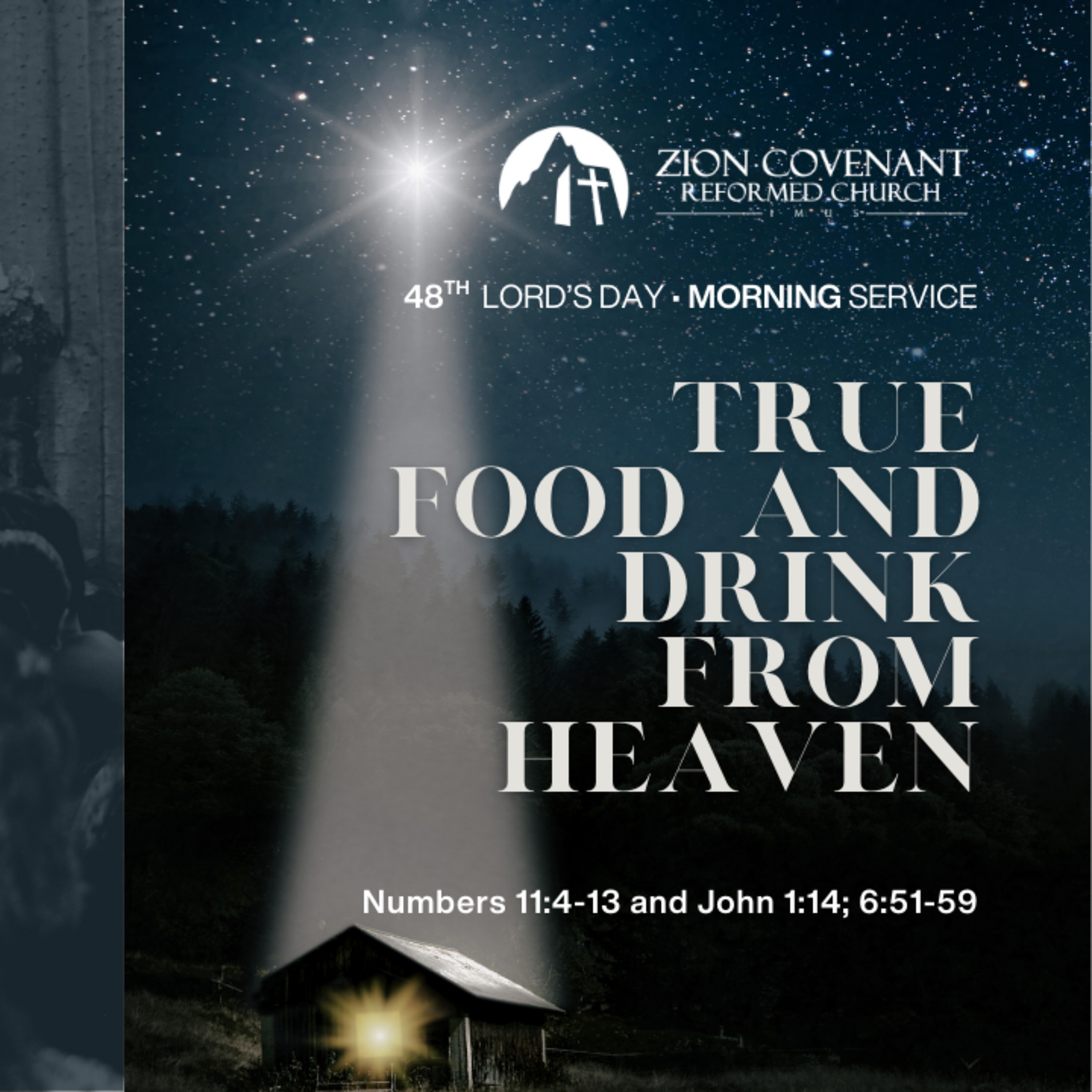 “True Food and True Drink from Heaven" (John 1:14; 6:51-59)  episode artwork