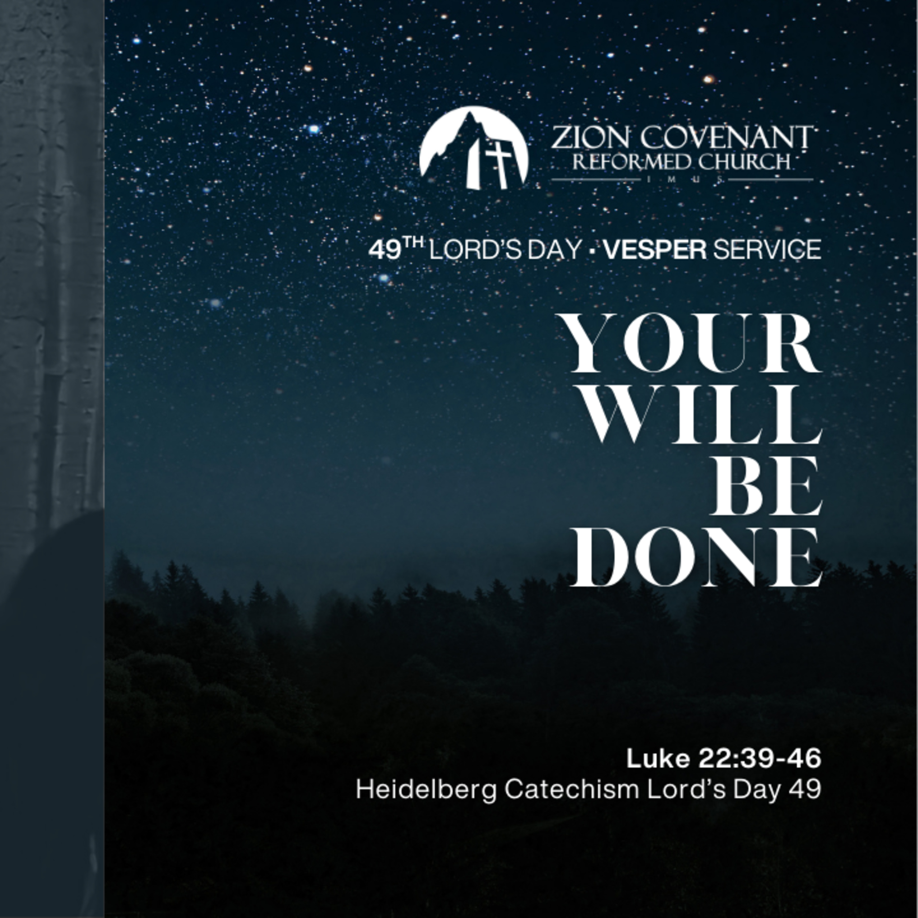 "Your Will Be Done" (Heidelberg Catechism LD 49)  episode artwork