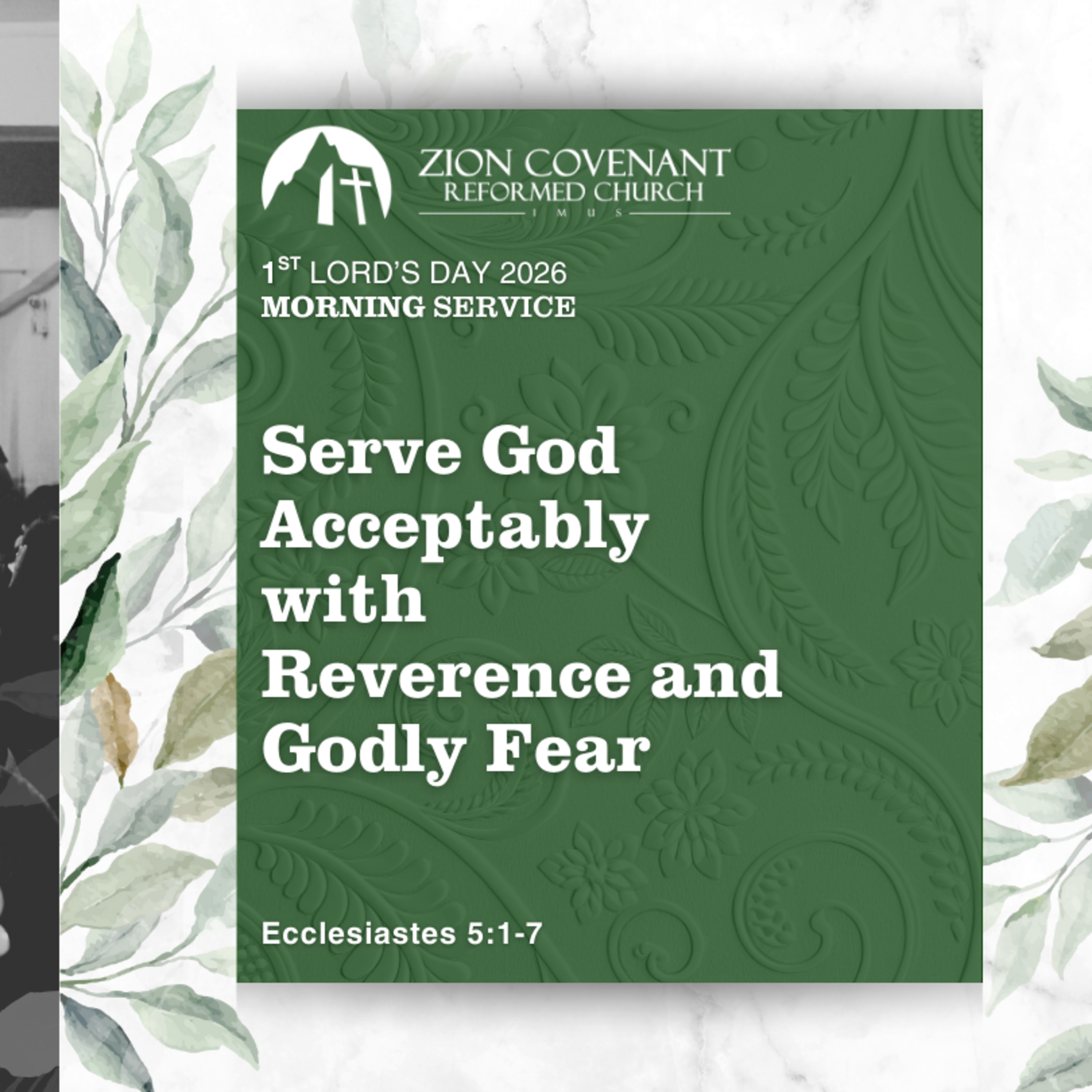 “Serve God Acceptably with Reverence and Godly Fear" (Ecclesiastes 5:1-7) episode artwork