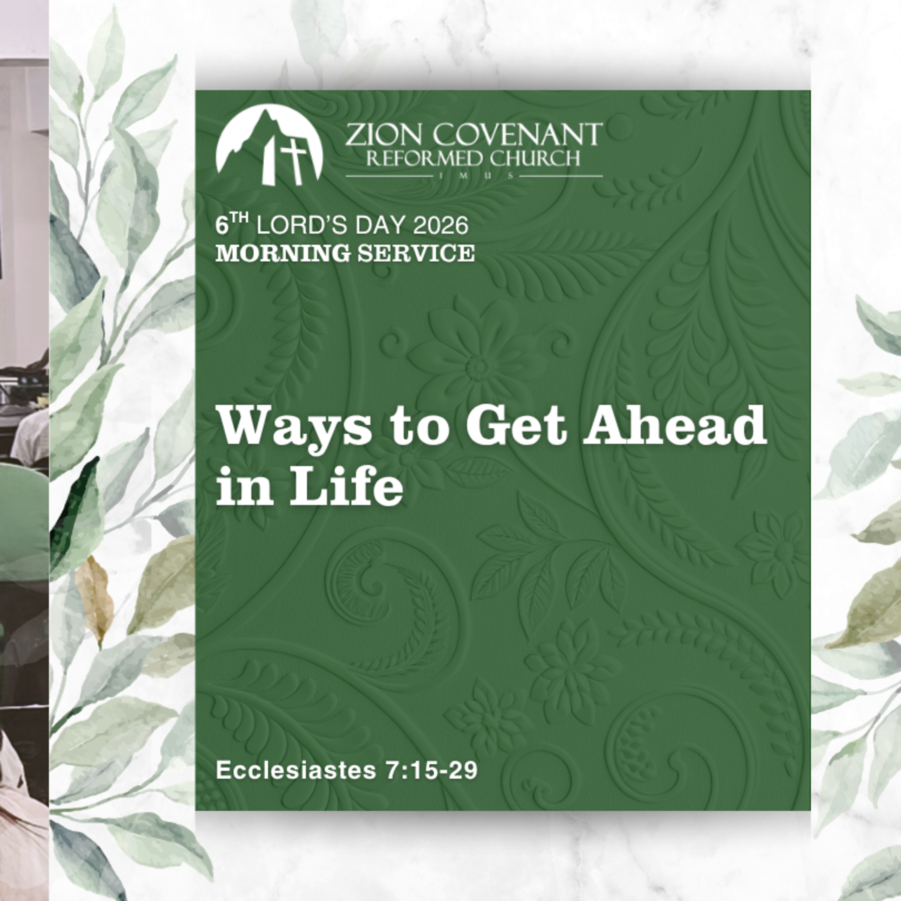 “Ways to Get Ahead in Life" (Ecclesiastes 7:15-29) episode artwork