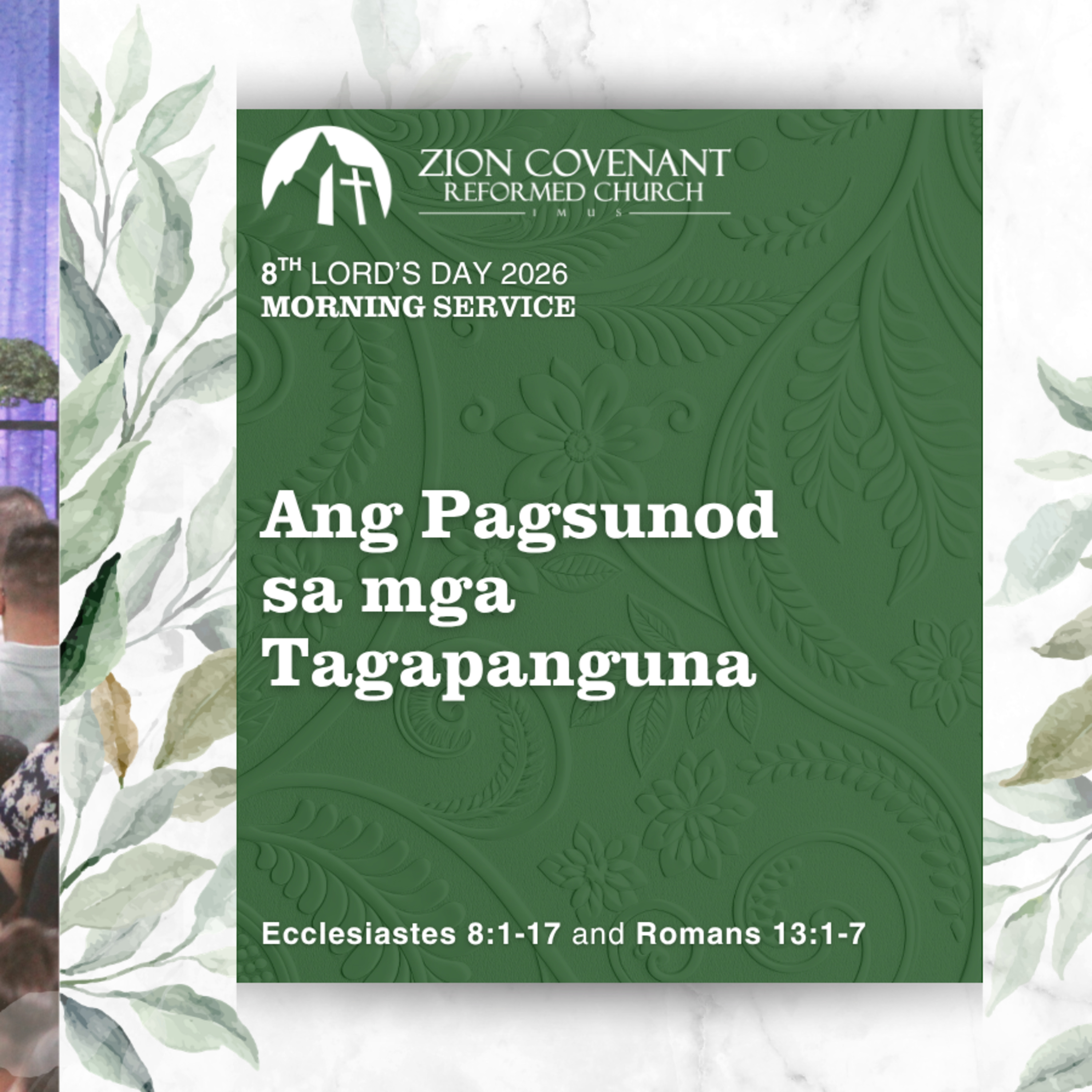"Ang Pagsunod sa mga Tagapanguna" (Ecclesiastes 8:1-17) episode artwork