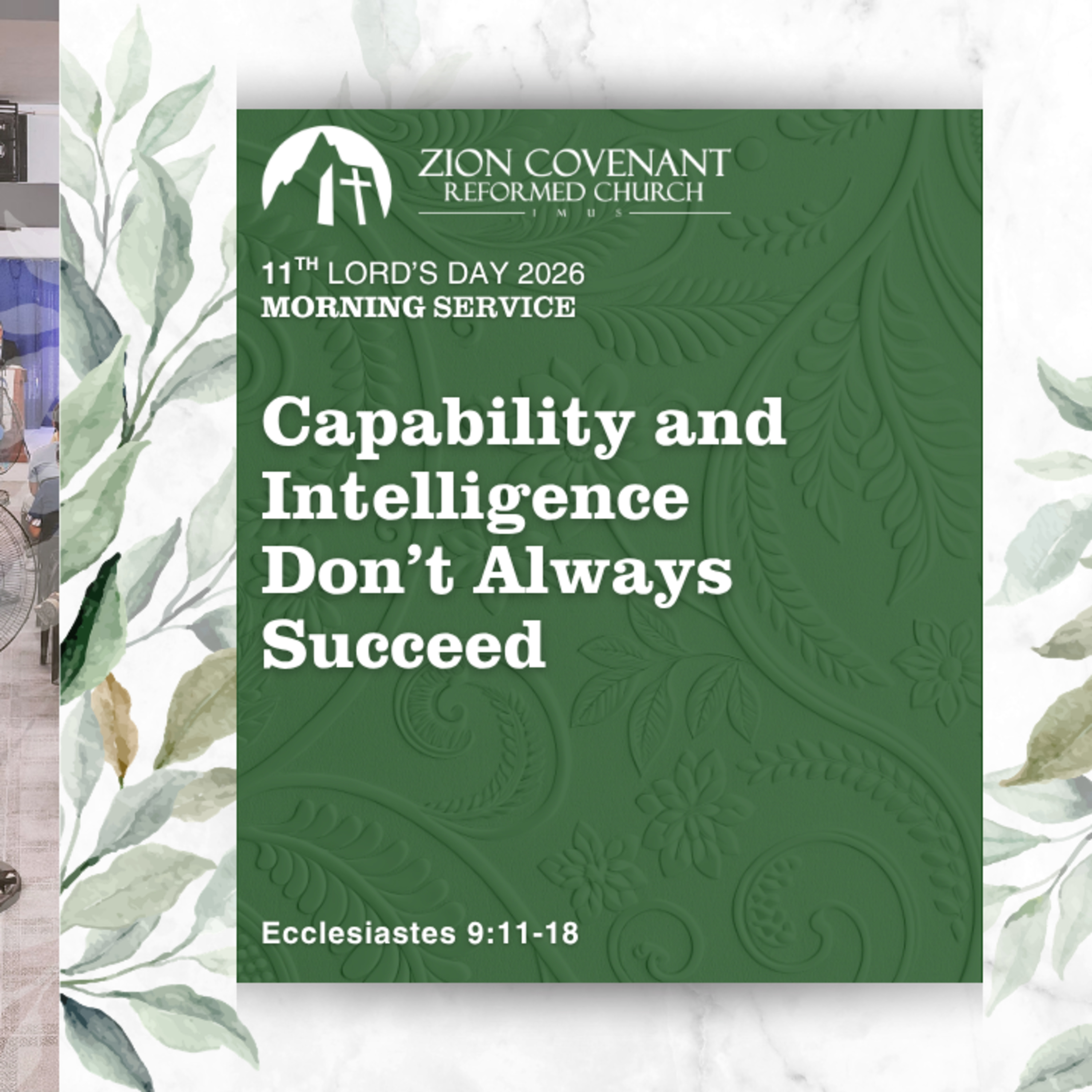 "Capability and Intelligence Don’t Always Succeed" (Ecclesiastes 9:11-18) episode artwork