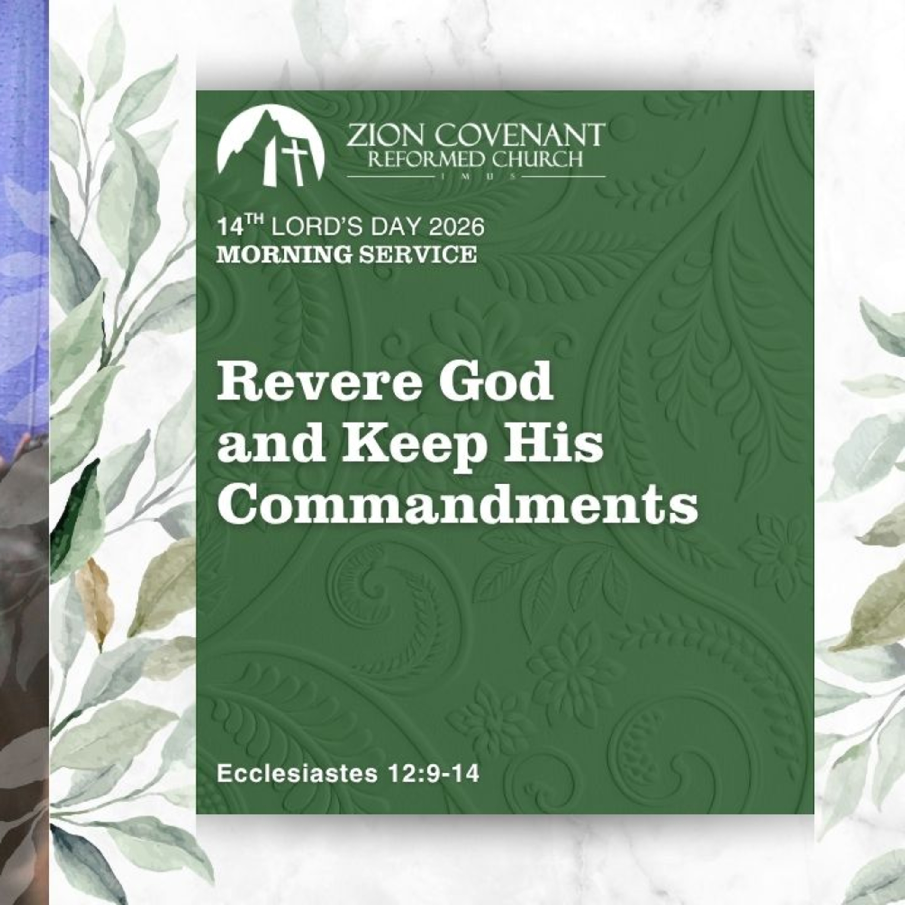 "Revere God and Keep His Commandments" (Ecclesiastes 12:9-14)  episode artwork