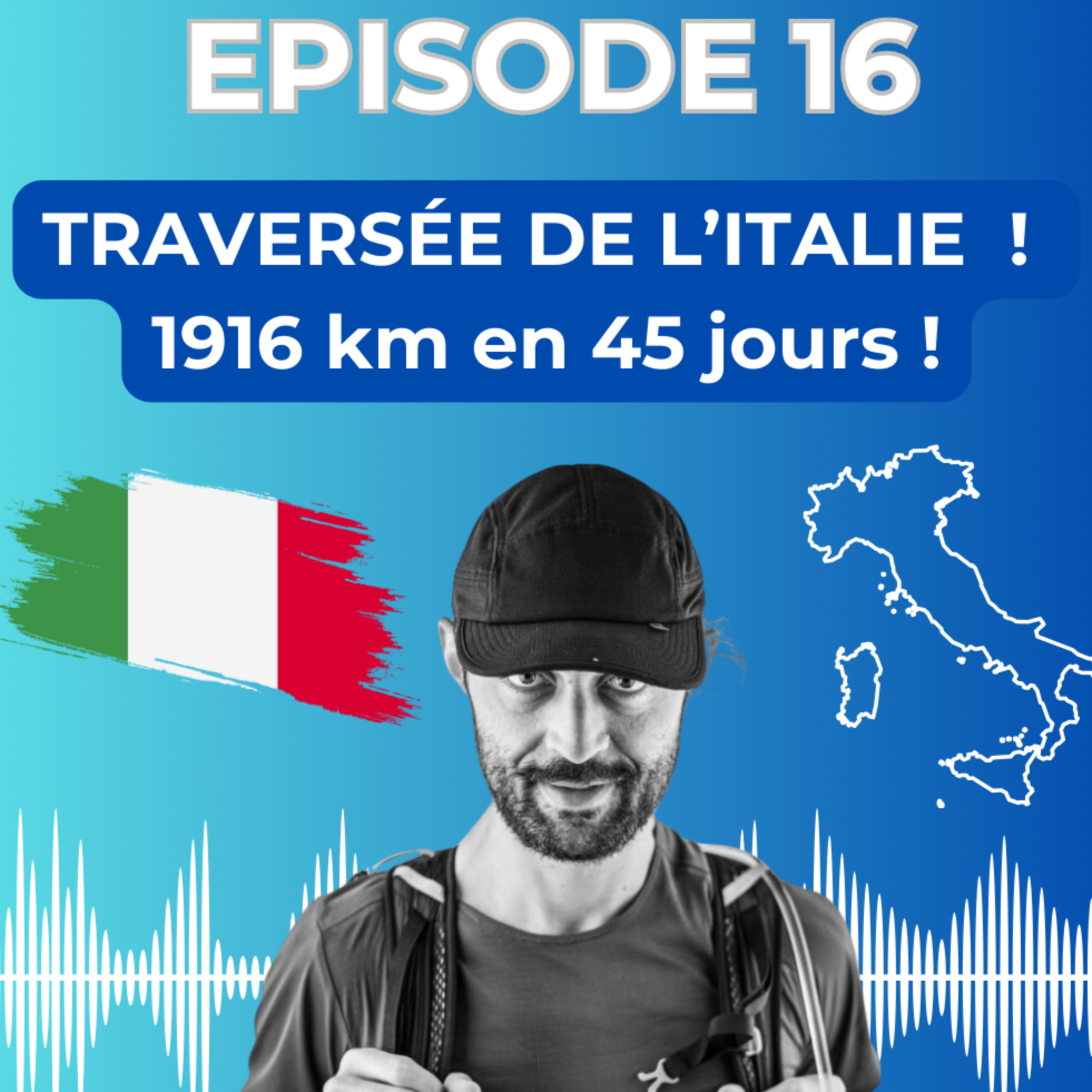 Il a traversé l'Italie en courant