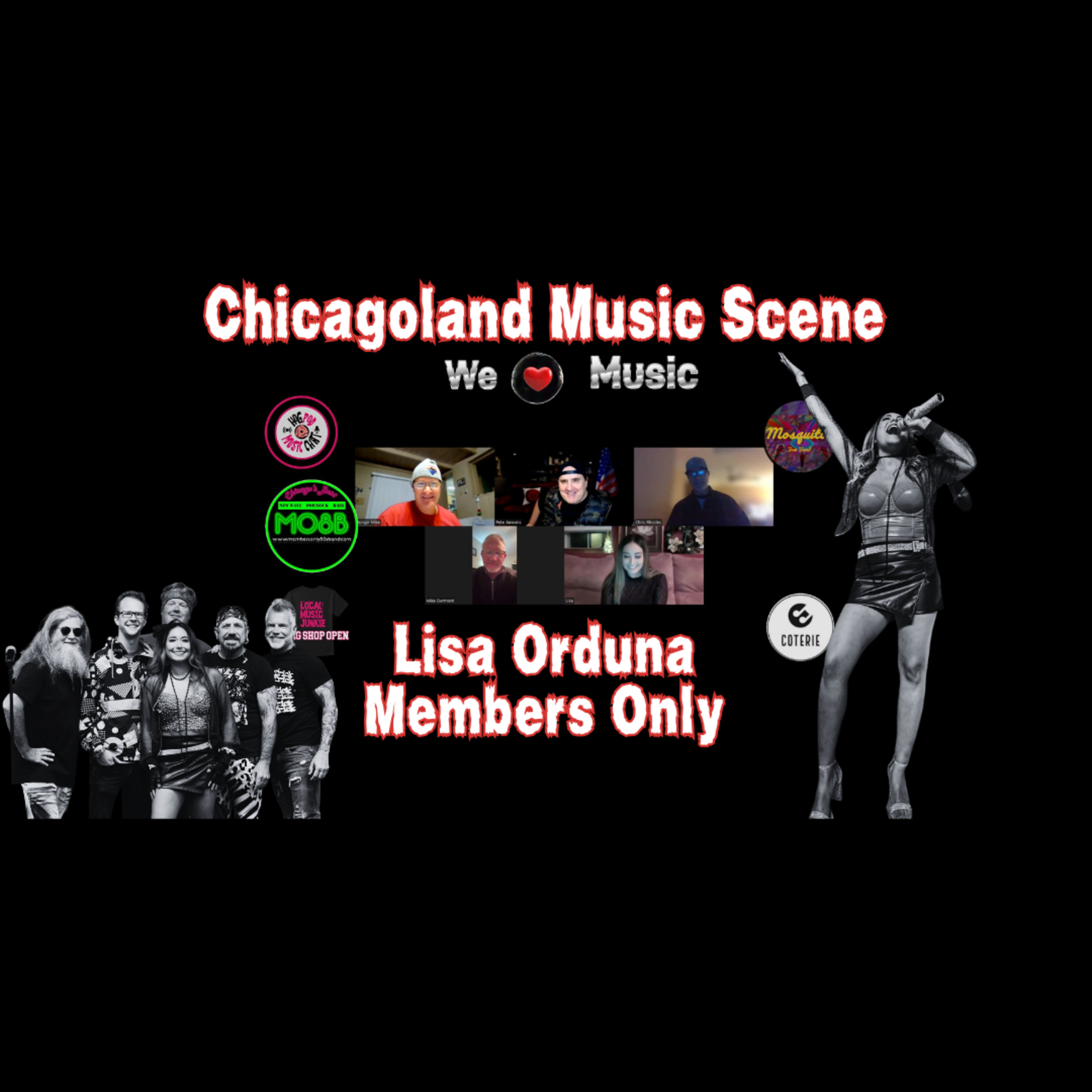Lisa Orduna 🎤 Members Only 80s Band | Hogpod Chicago Local Music Scene Podcast episode artwork