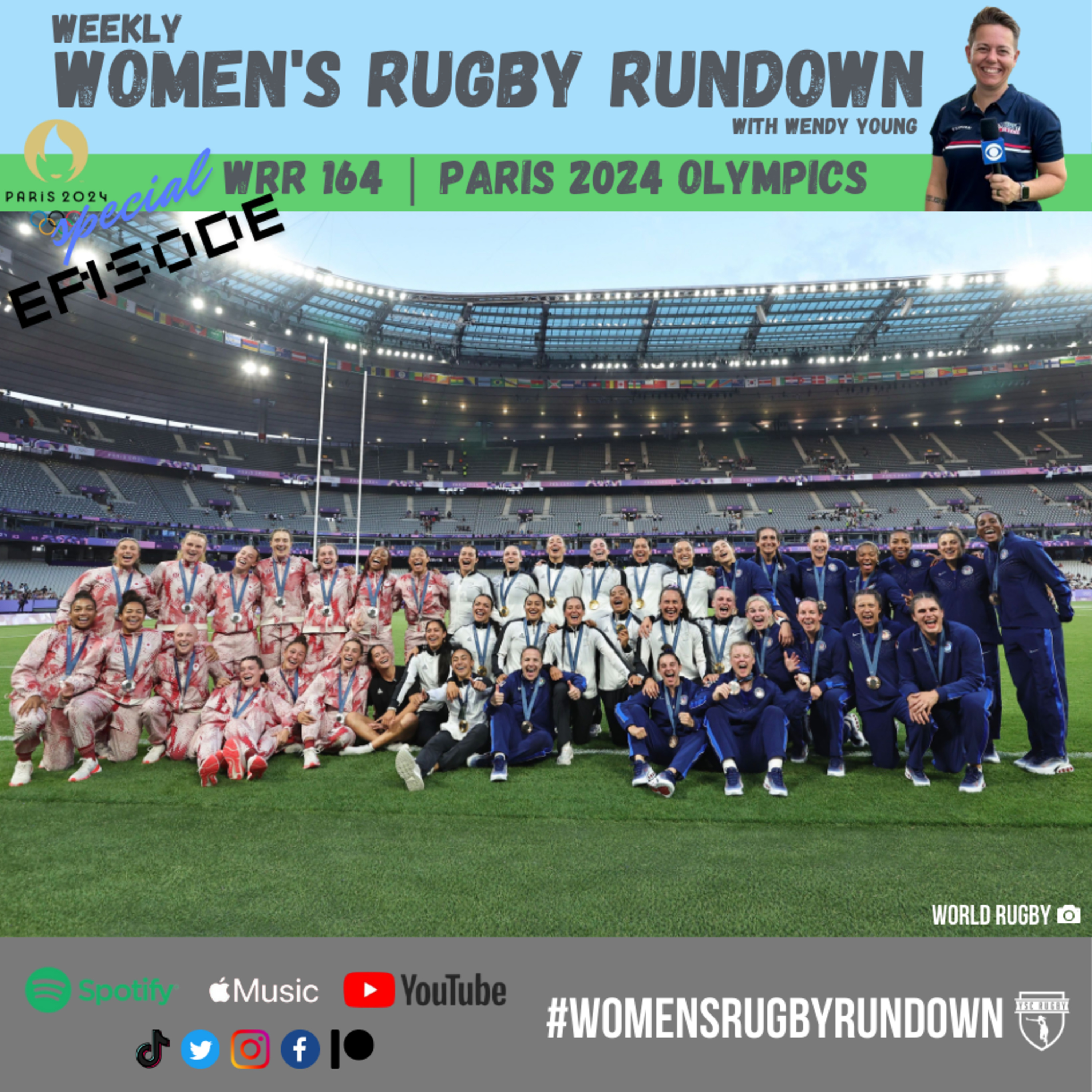 New Zealand’s Back-to-Back Gold and More from Women’s Rugby Sevens Paris 2024 | WRR 164 episode artwork