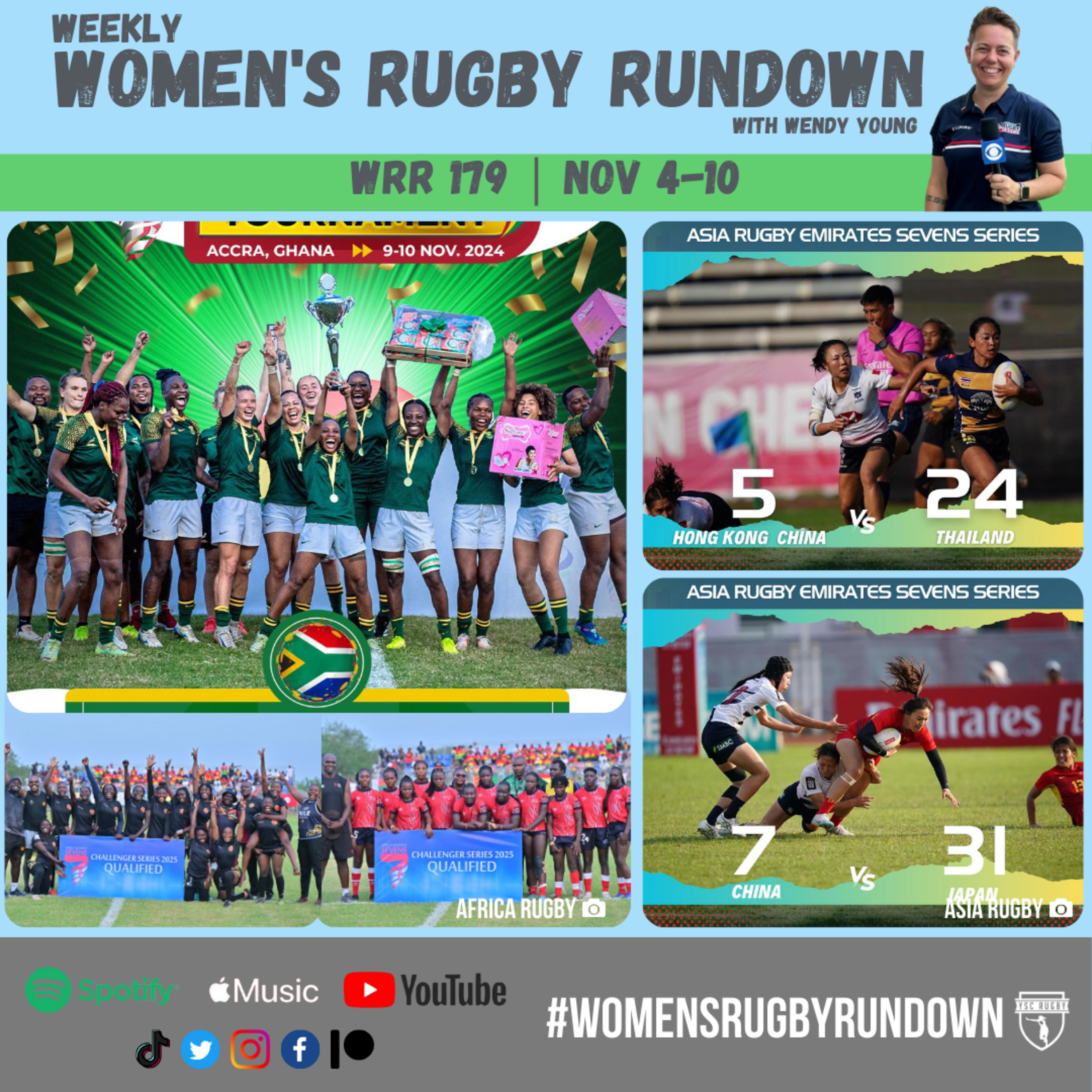 South Africa Clinches Africa 7s, China Takes Asia 7s Title and HSBC SVNS 2025 Set for Singapore and LA | WRR 179 episode artwork