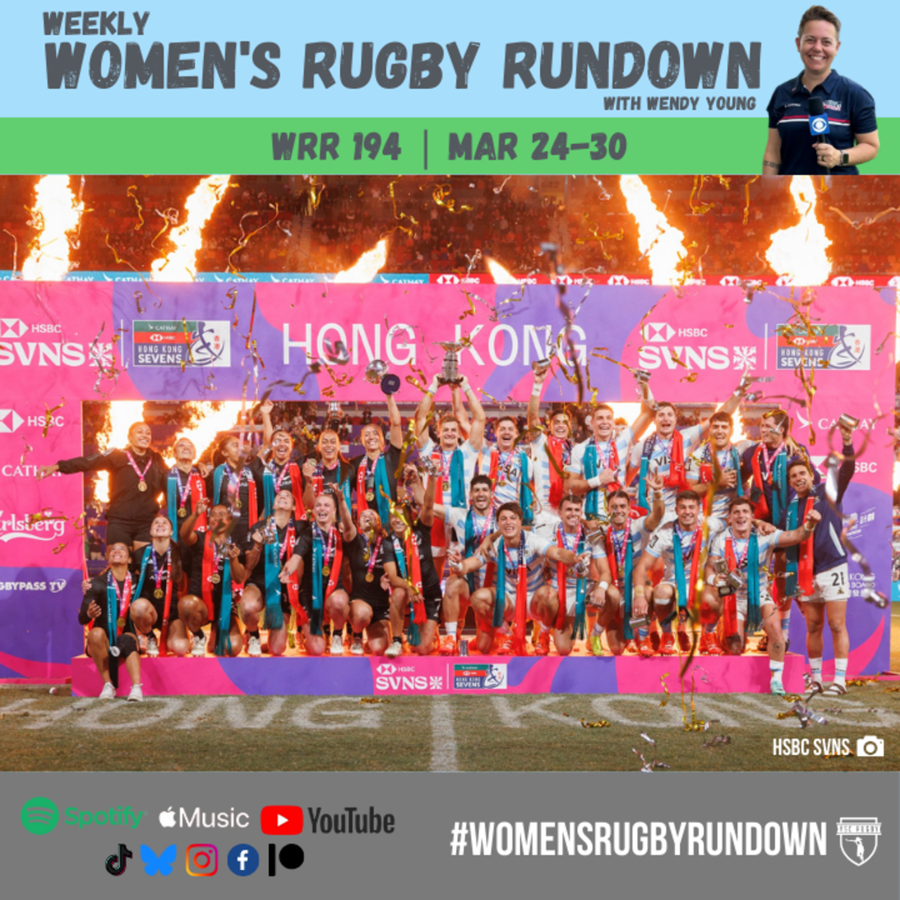 France, England & Ireland win in Round 2 of W6N, SVNS Heats Up with One Stop Left | WRR 194