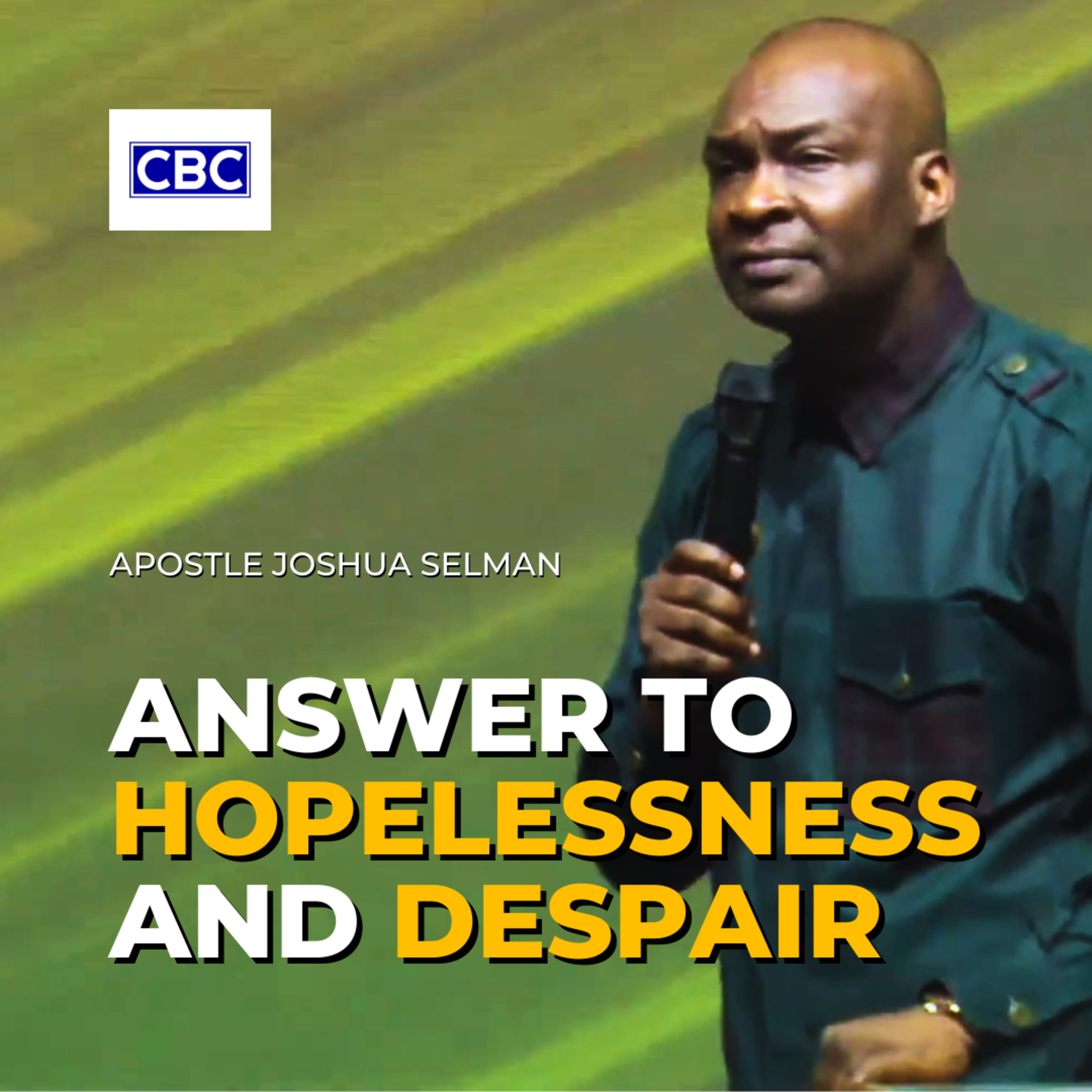 Answer To Hopelessness And Despair || Apostle Joshua Selman episode artwork