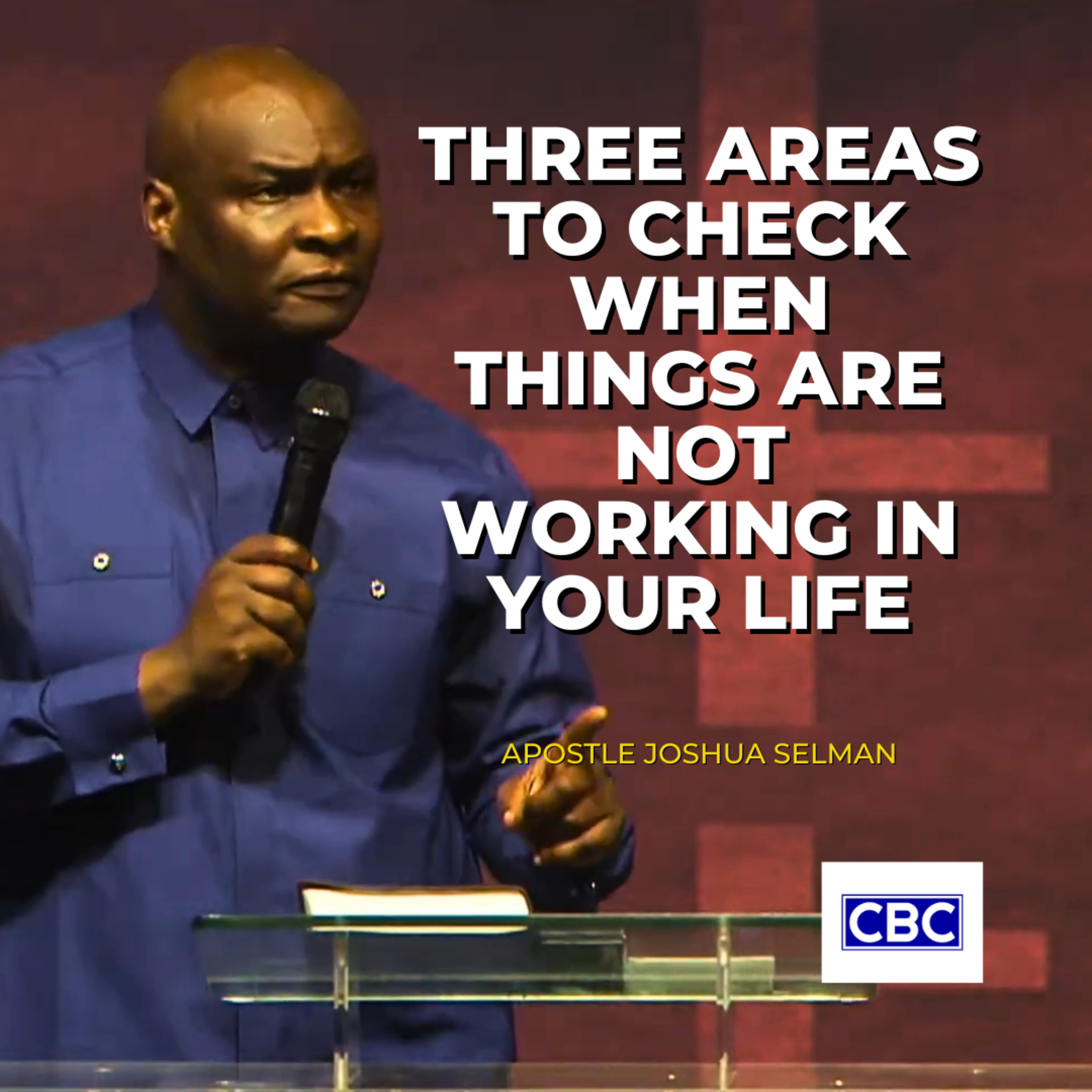 Three Areas To Check When Things Are Not Working In Your Life (May Miracle Service 2025) || Apostle Joshua Selman episode artwork