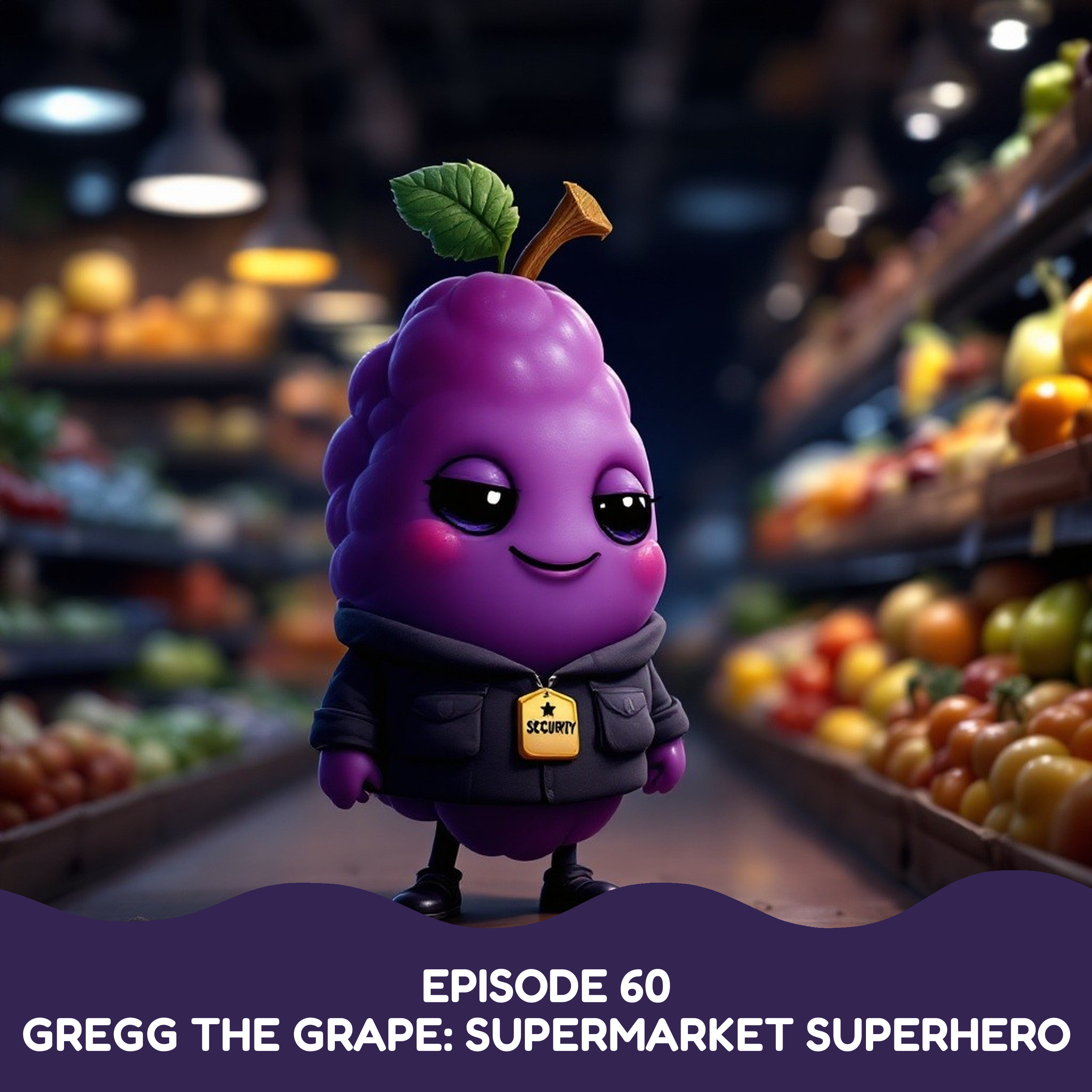 Gregg the Grape: Supermarket Superhero episode artwork