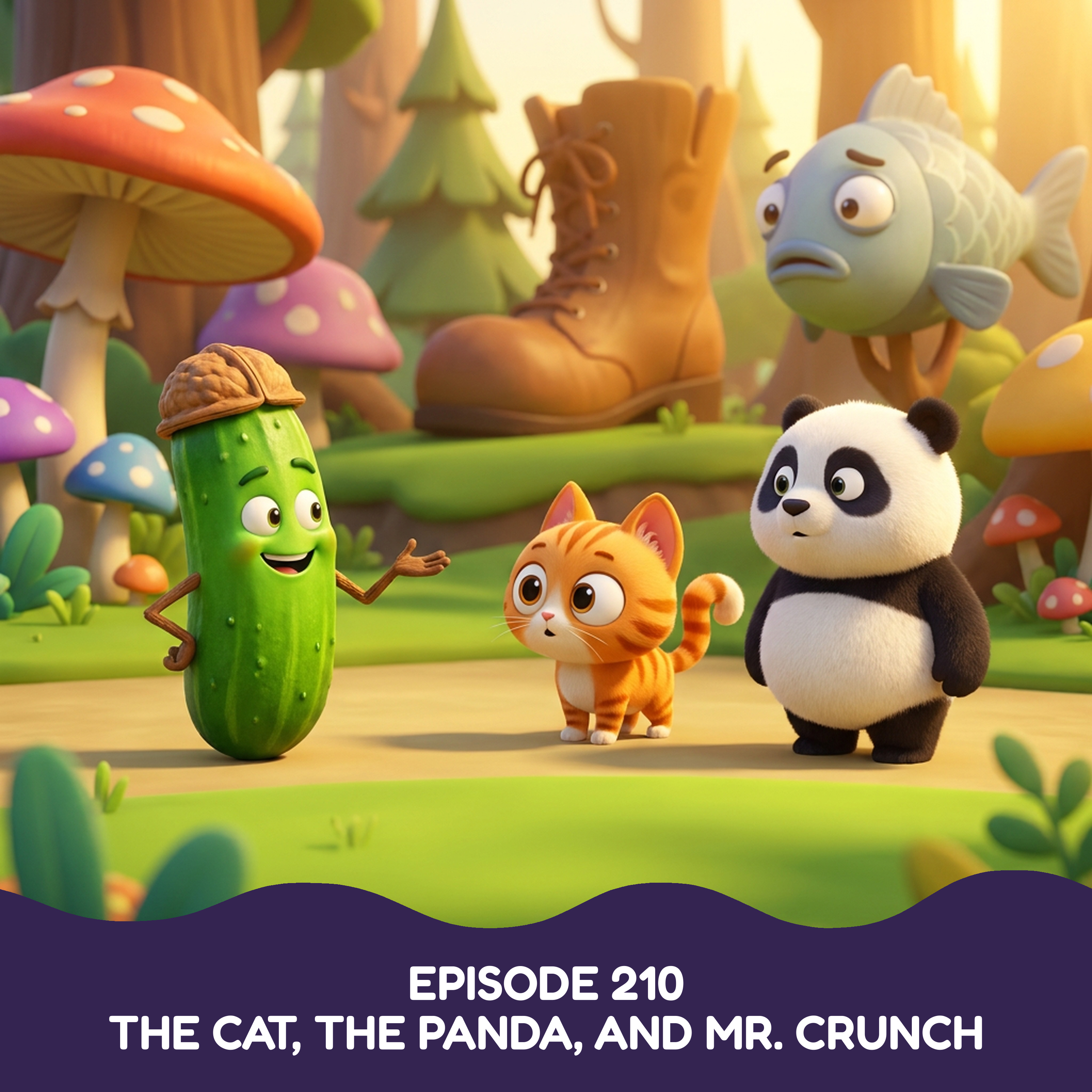 The Cat, the Panda, and Mr. Crunch