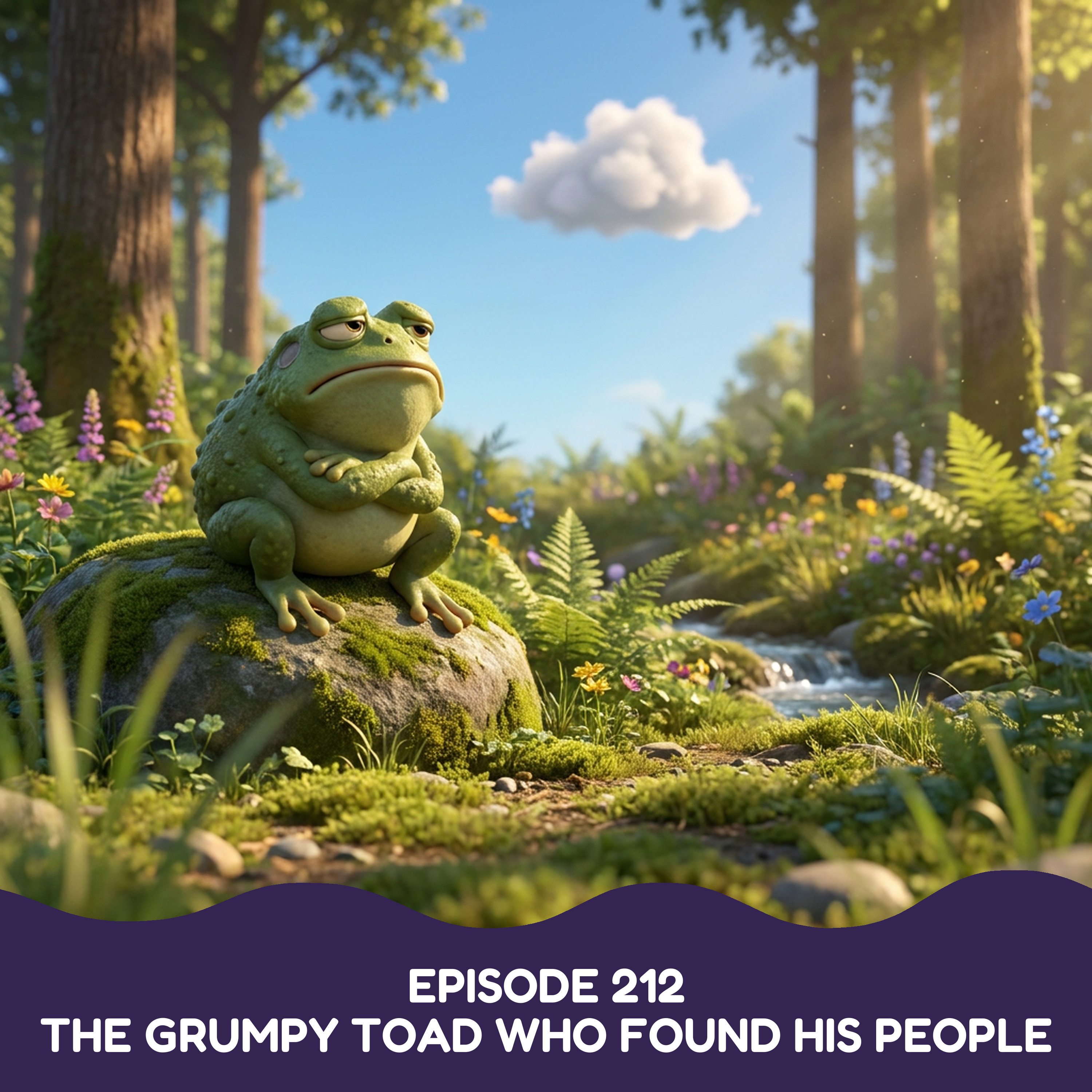 The Grumpy Toad Who Found His People