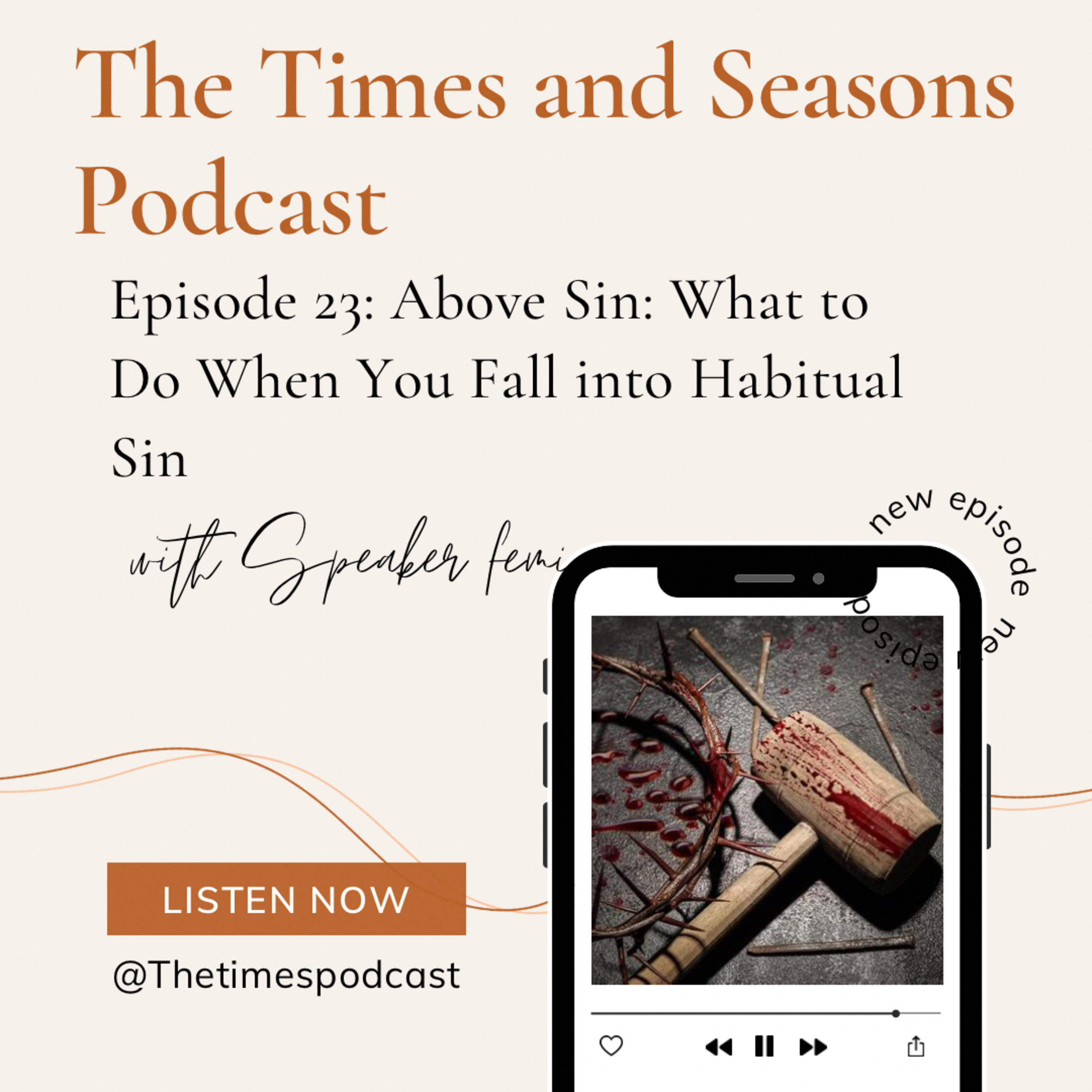 Above Sin: What to Do When You Fall into Habitual Sin episode artwork