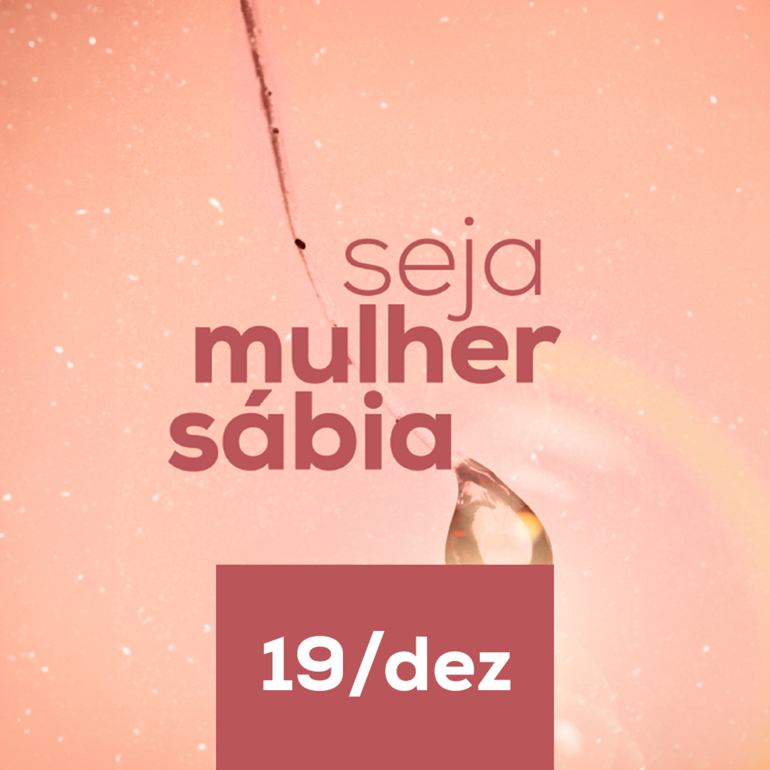 Seja Mulher Sábia - 19/Dez