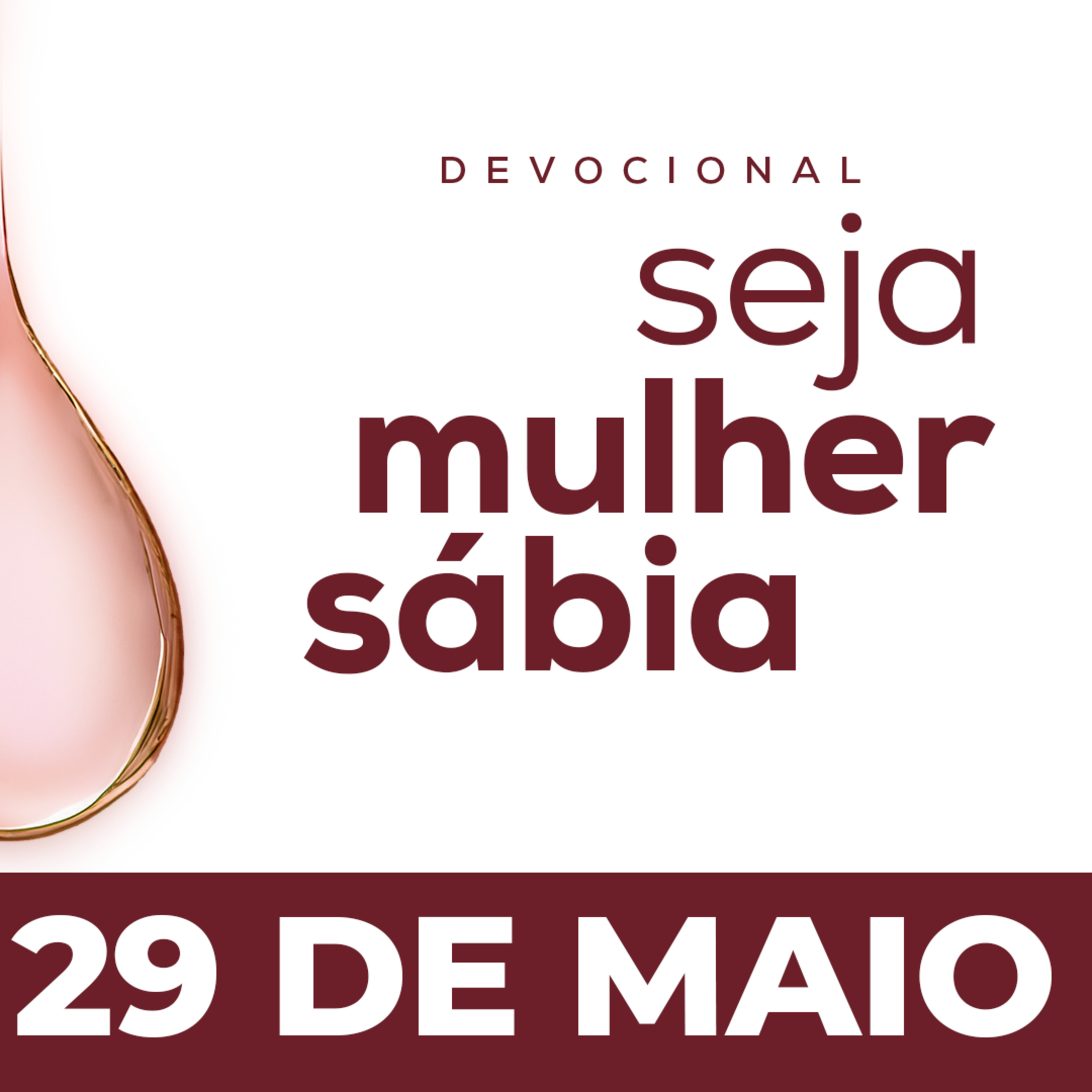 Seja Mulher Sábia - 29/Mai