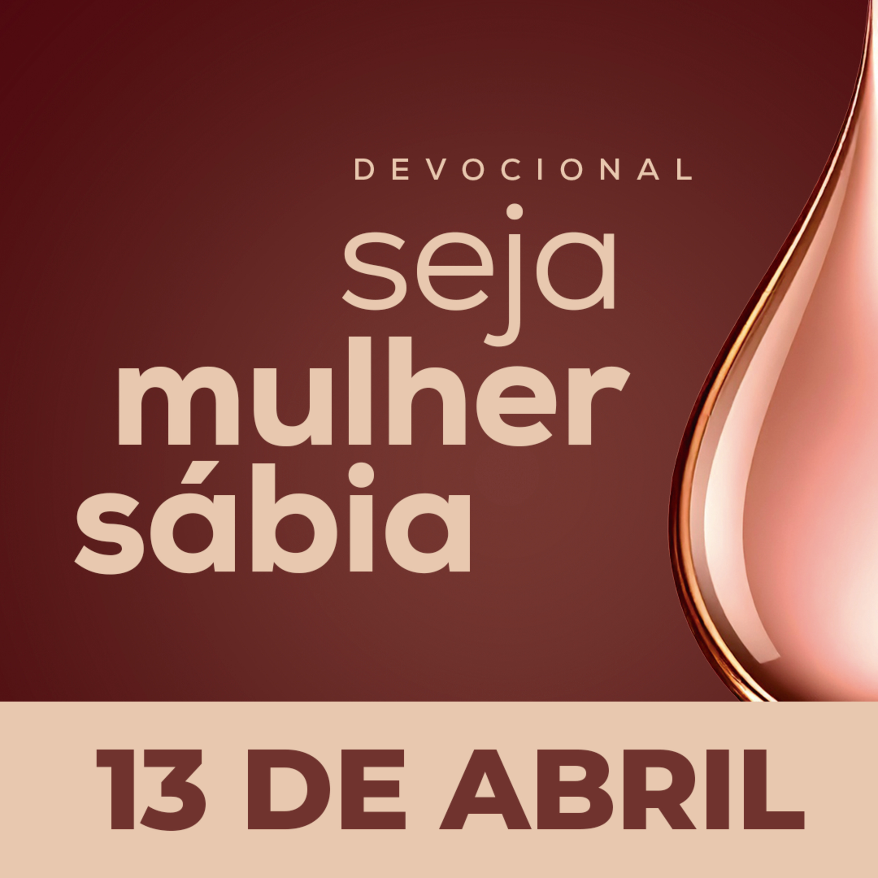 Seja Mulher Sábia - 13/Abr episode artwork