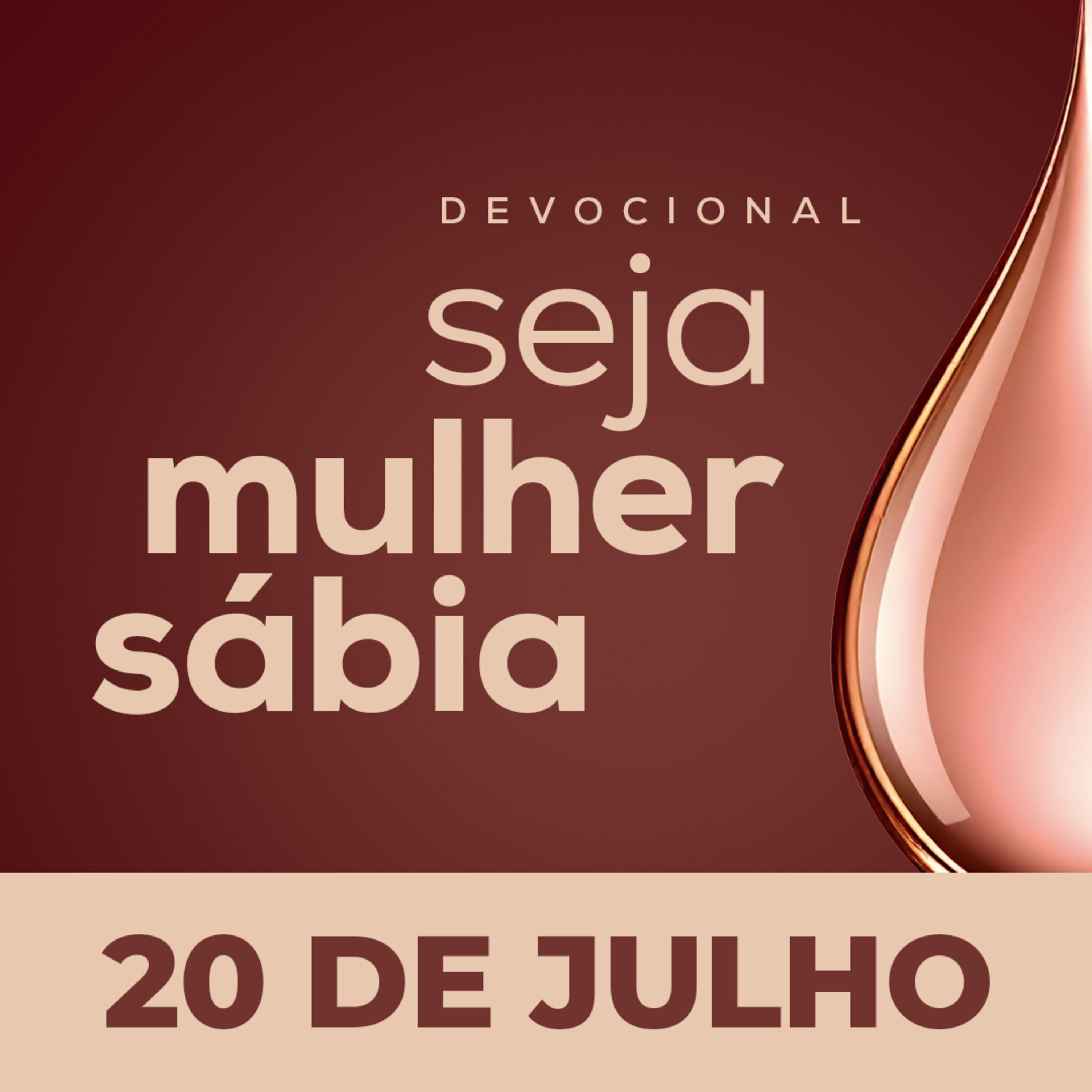 Seja Mulher Sábia - 20/Jul episode artwork