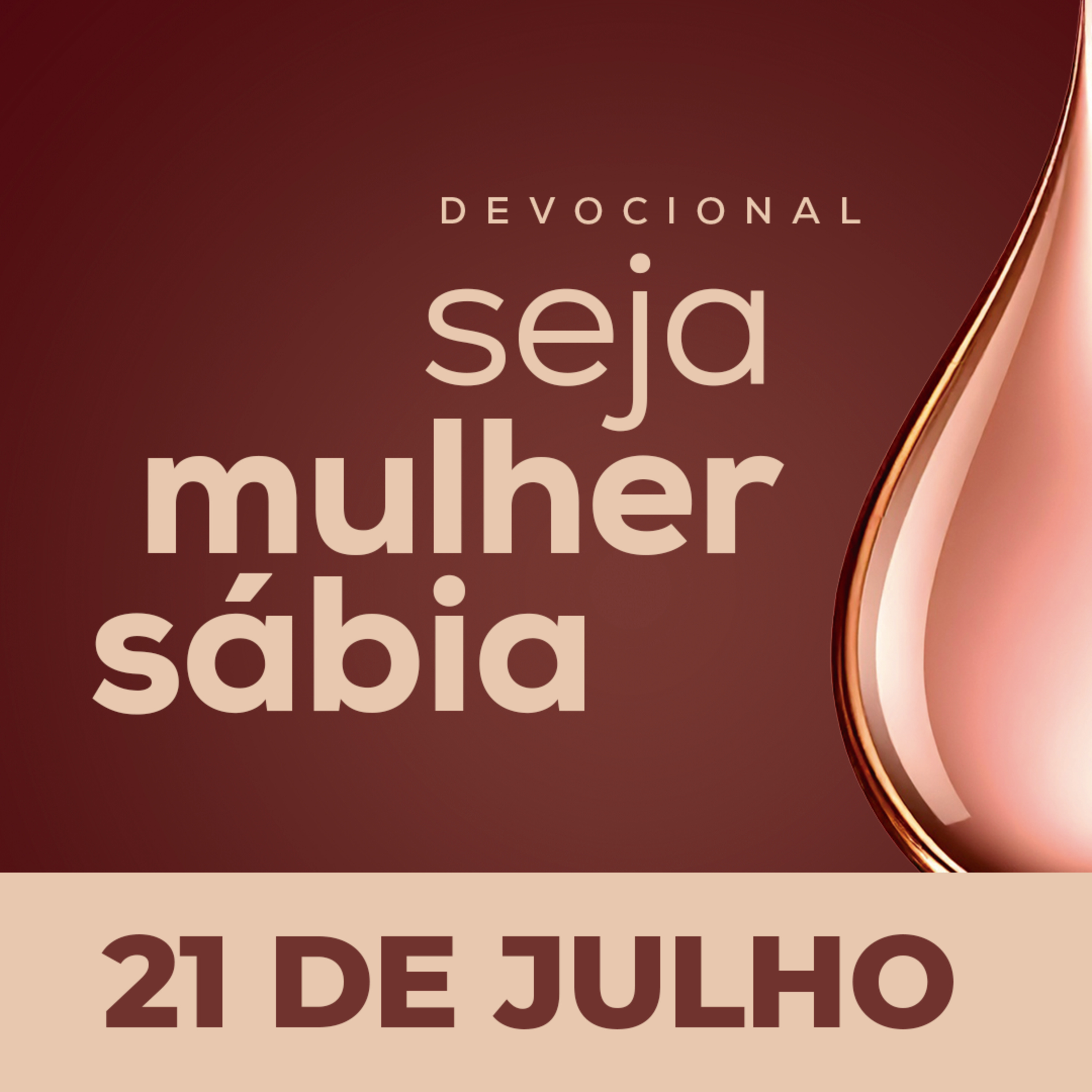 Seja Mulher Sábia - 21/Jul episode artwork