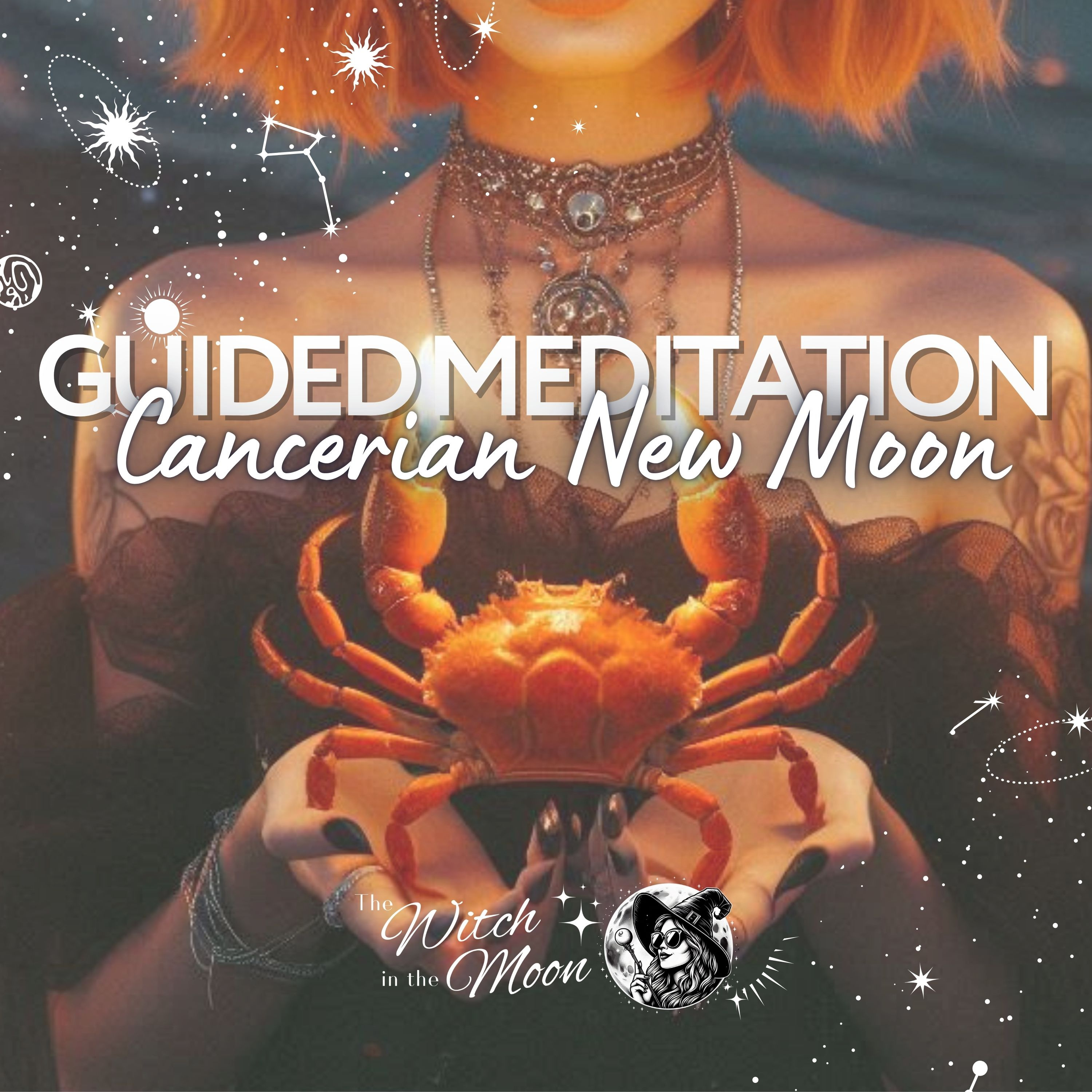 New Moon Cancer Guided Meditation Beach Intention Setting Lunar New Beginnings Cancerian Moonchild episode artwork