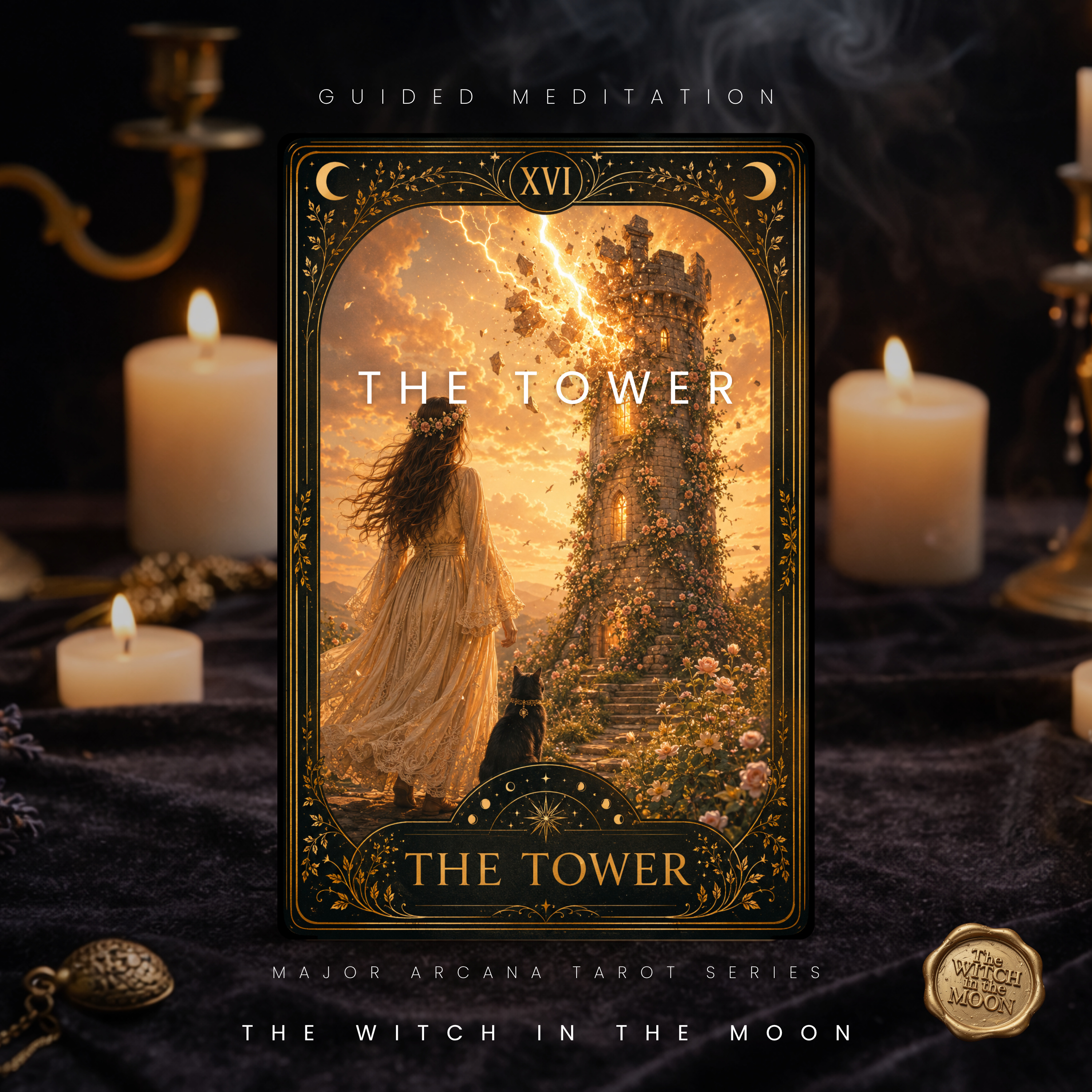 The Tower Tarot Guided Meditation | Release, Rebuild & Trust the Clearing Major Arcana Sudden Change episode artwork