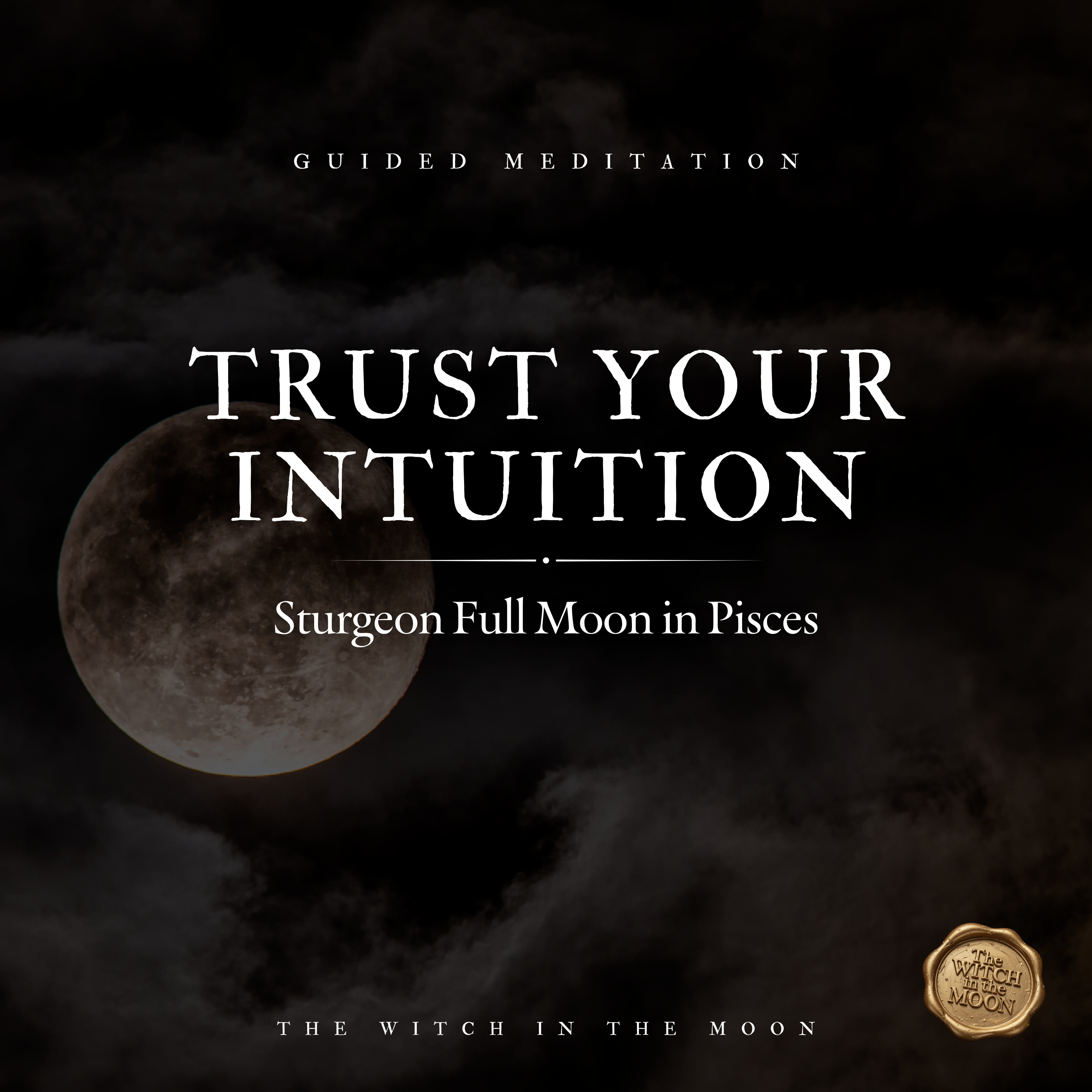 Full Moon in Pisces Meditation | Release, Surrender & Trust Your Intuition Sturgeon Full Moon Ritual