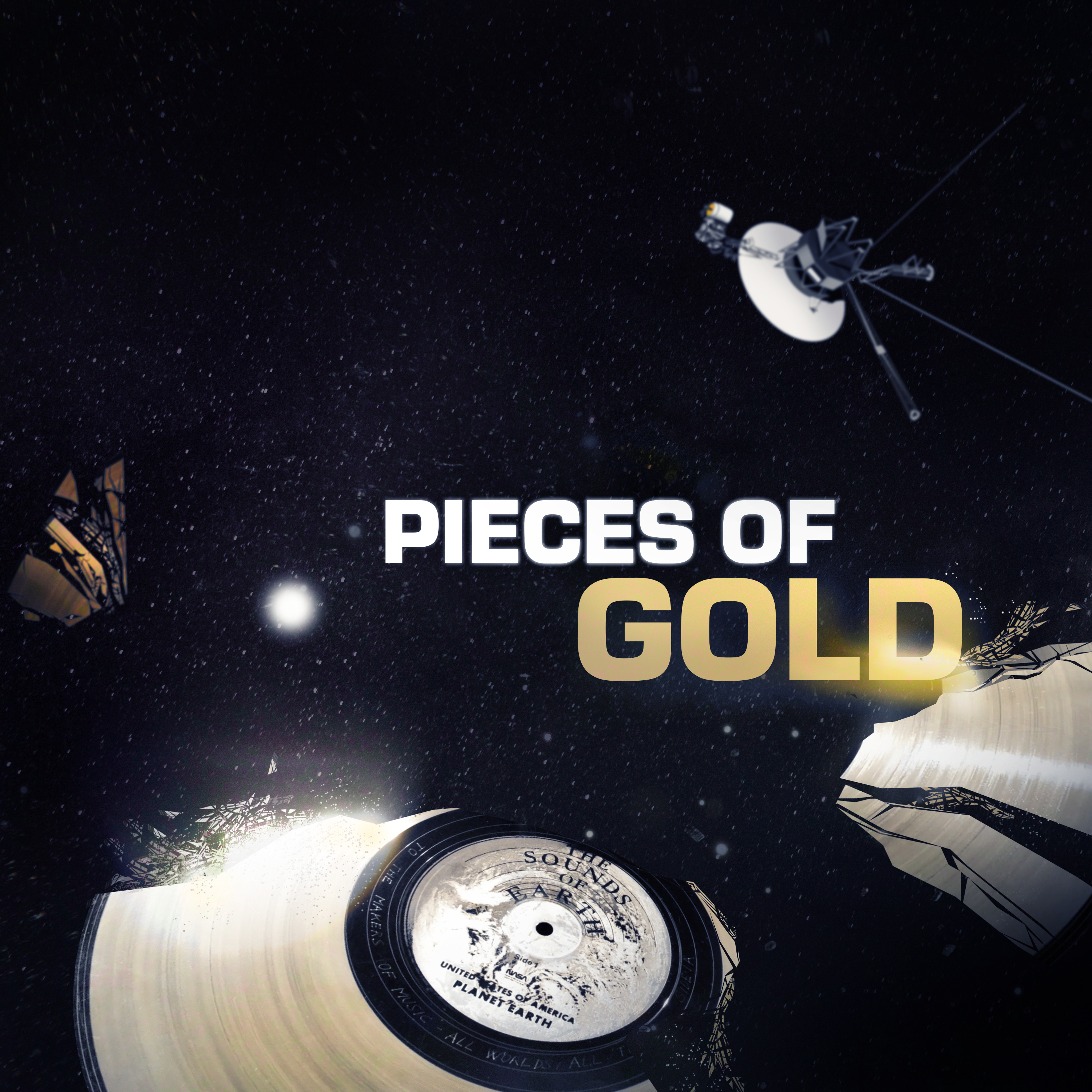 Pieces of Gold: The Golden Record | 10 Hours of Greetings from Earth, Sounds of Earth & Space Drift episode artwork