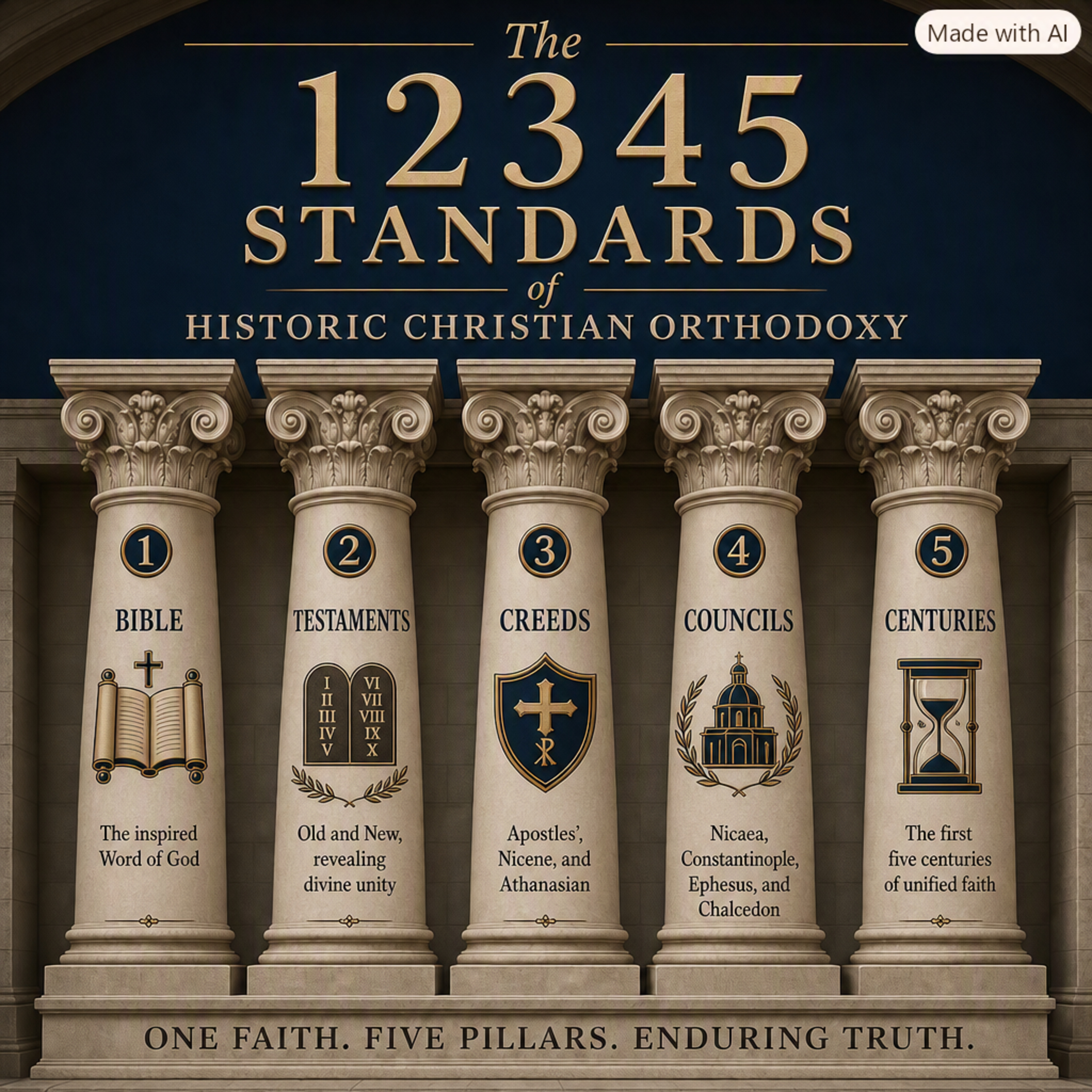 S10E5 The 12345 Standards of Historic Christian Orthodoxy episode artwork