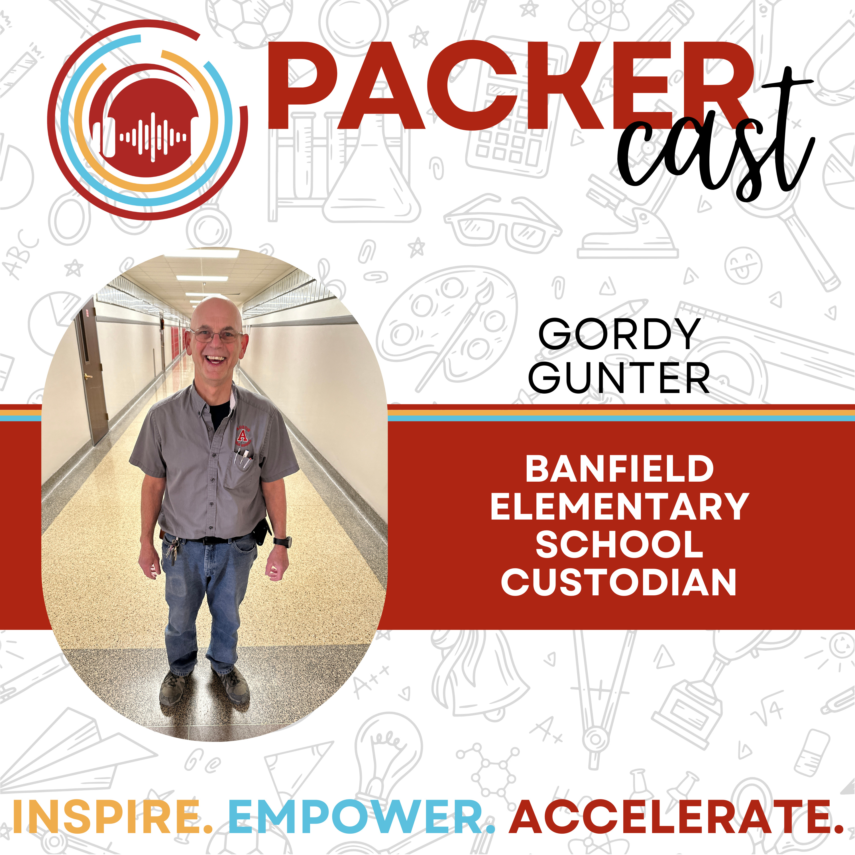 Banfield Elementary School Custodian Gordy Gunter episode artwork