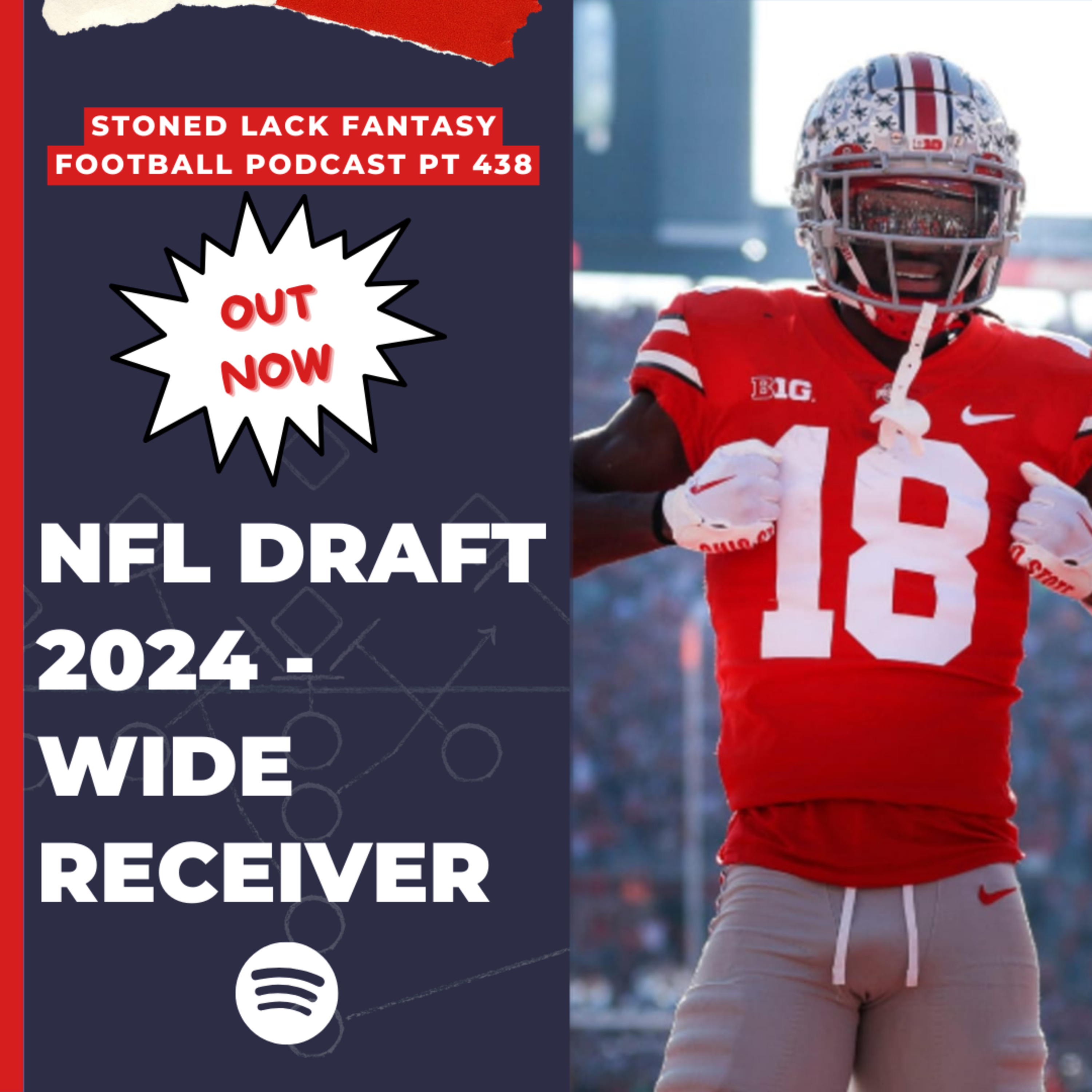 Wide Receivers NFL Draft 2024 - So viel Auswahl! [2024] Podcast 438 episode artwork