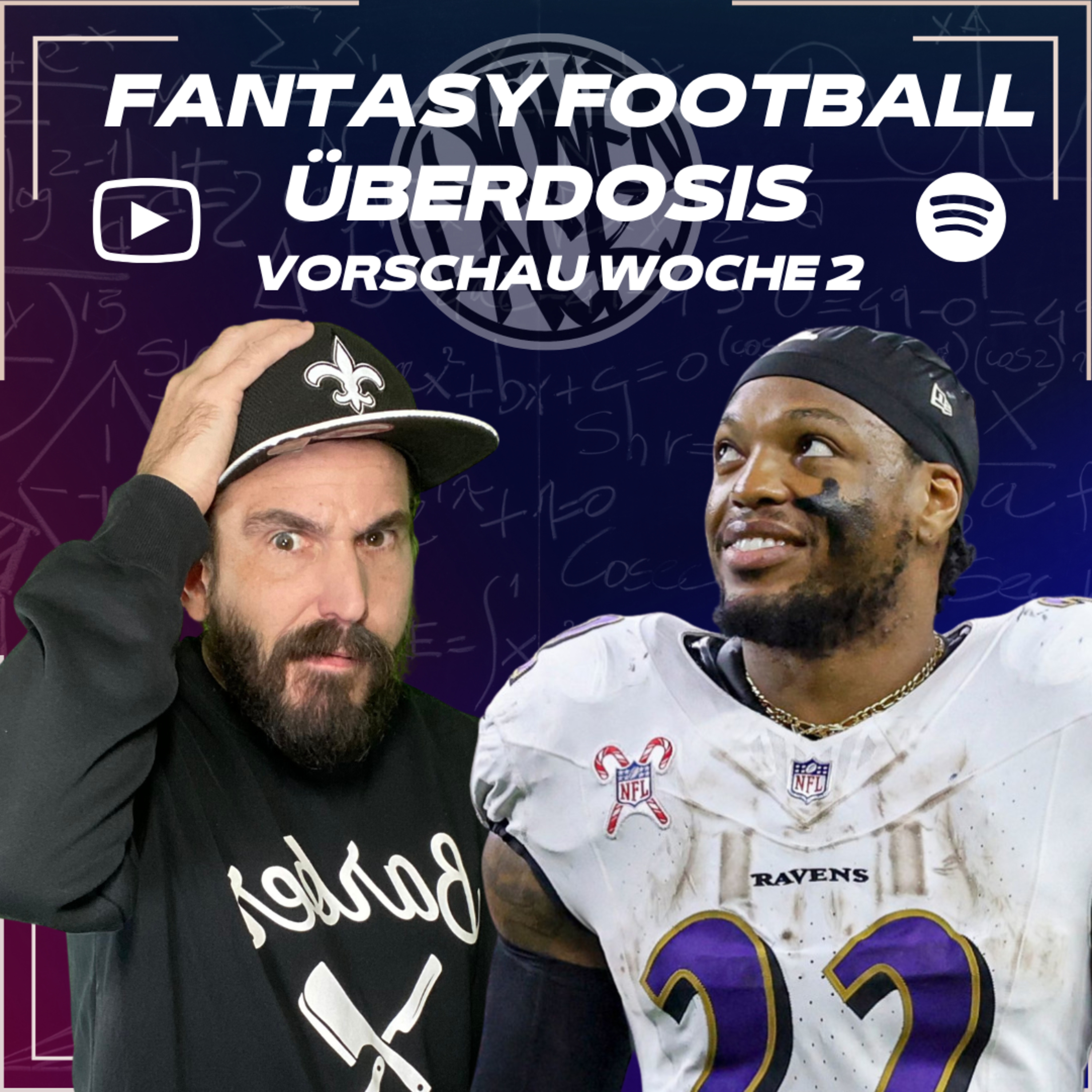Starts & Sits NFL Woche 2 - Fantasy Football Überdosis - [2025] Podcast 524 episode artwork