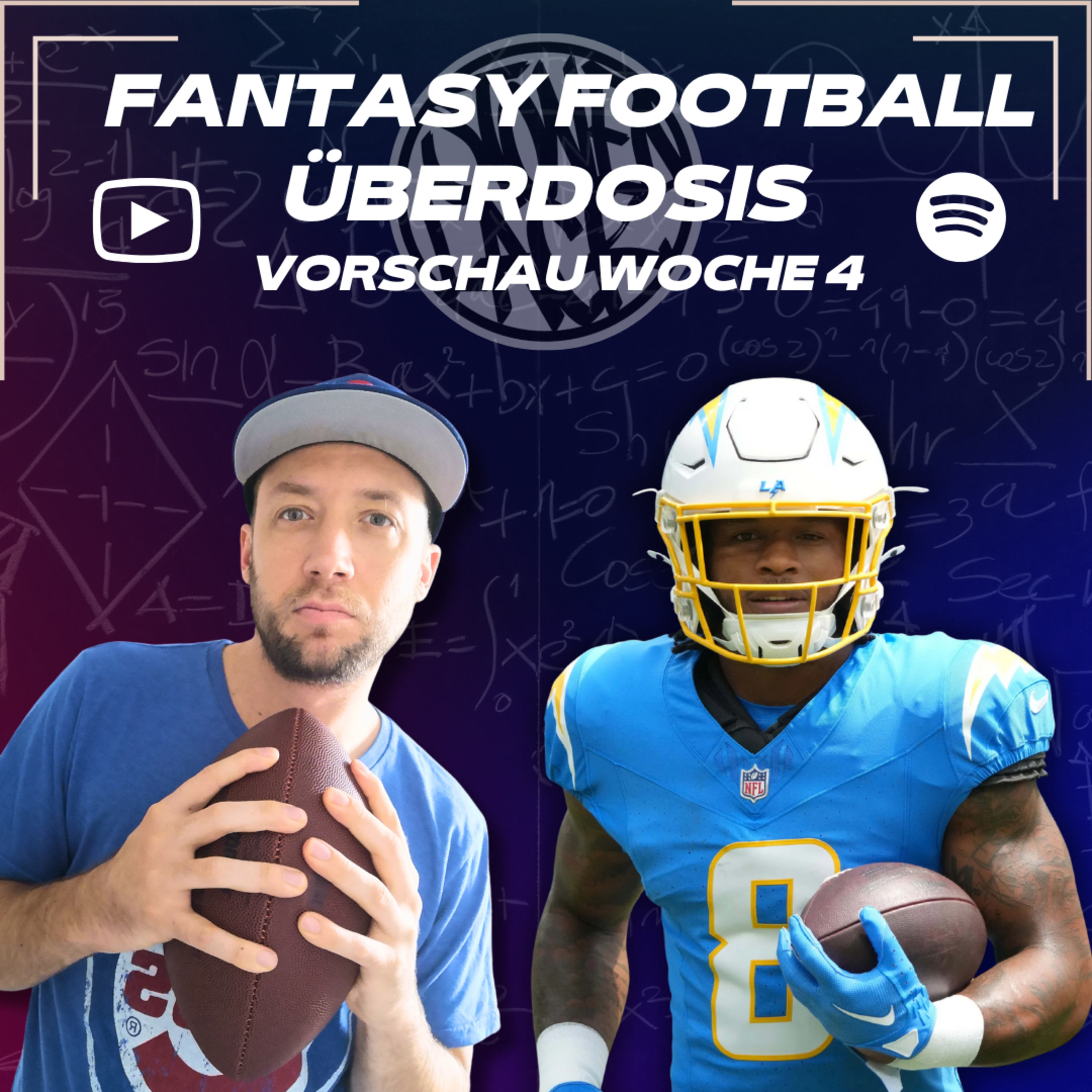 Starts & Sits NFL Woche 4 - Fantasy Football Überdosis - [2025] Podcast 528