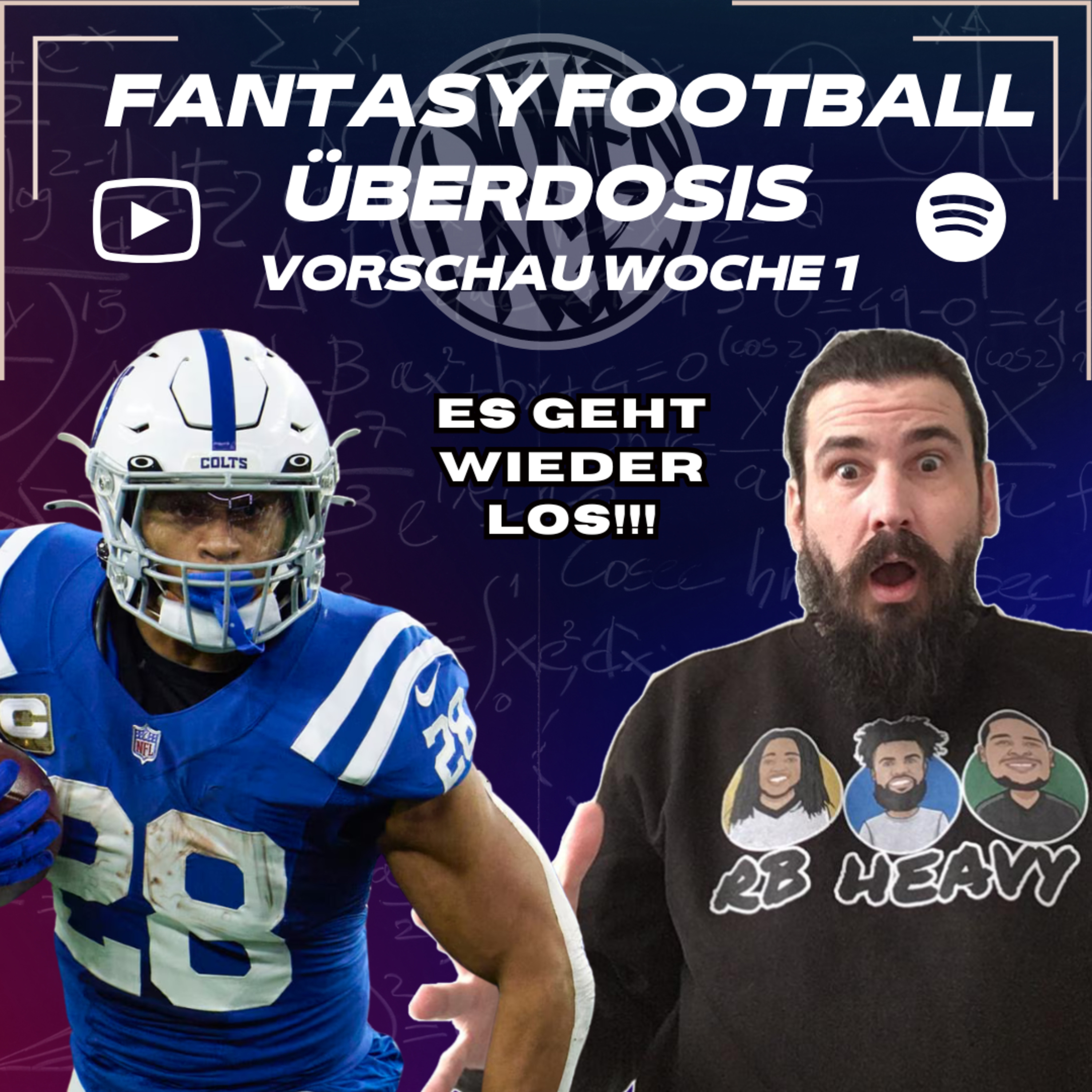 Starts & Sits NFL Woche 1 - Fantasy Football Überdosis - [2026] Podcast 590 episode artwork