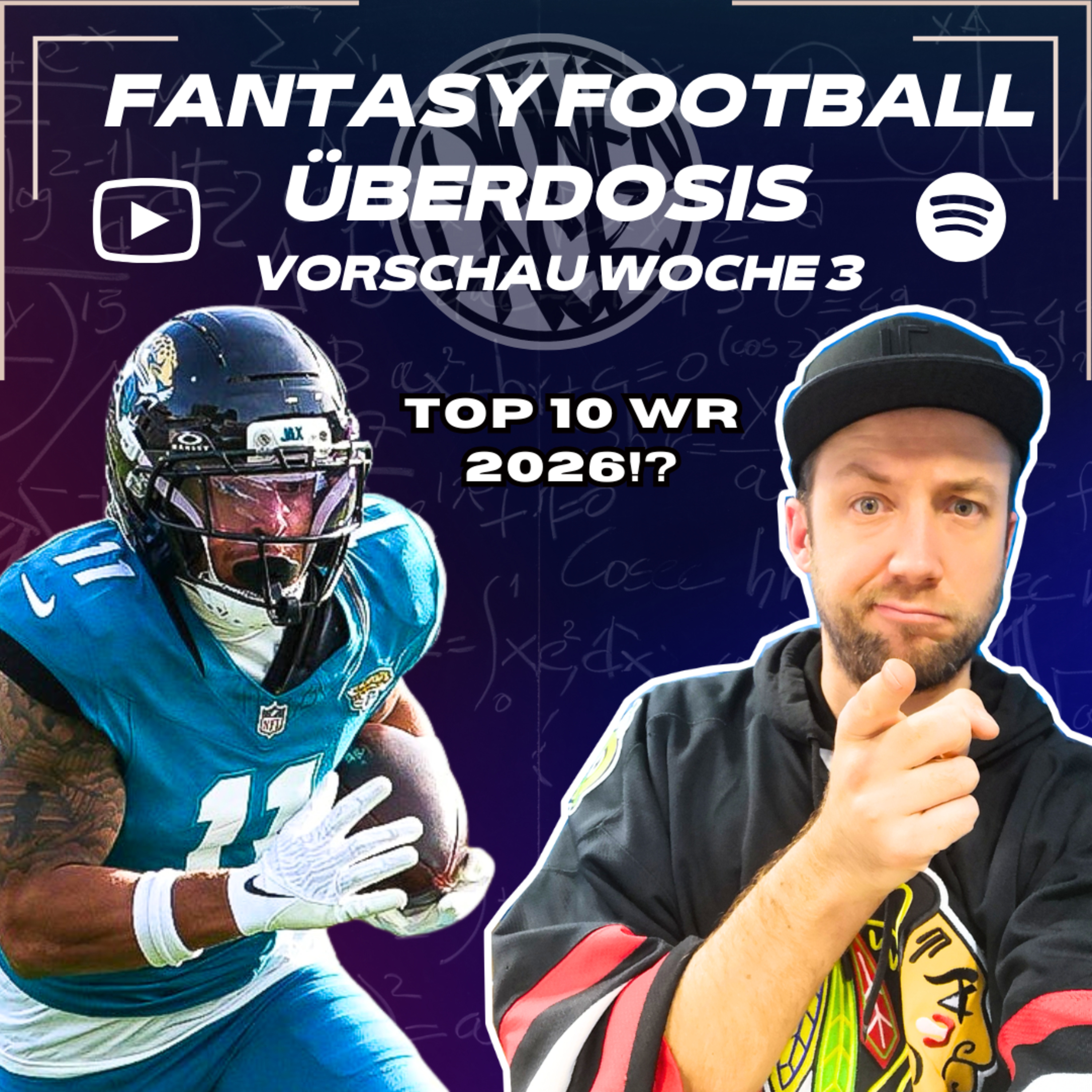 Starts & Sits NFL Woche 3 - Fantasy Football Überdosis - [2026] Podcast 594 episode artwork