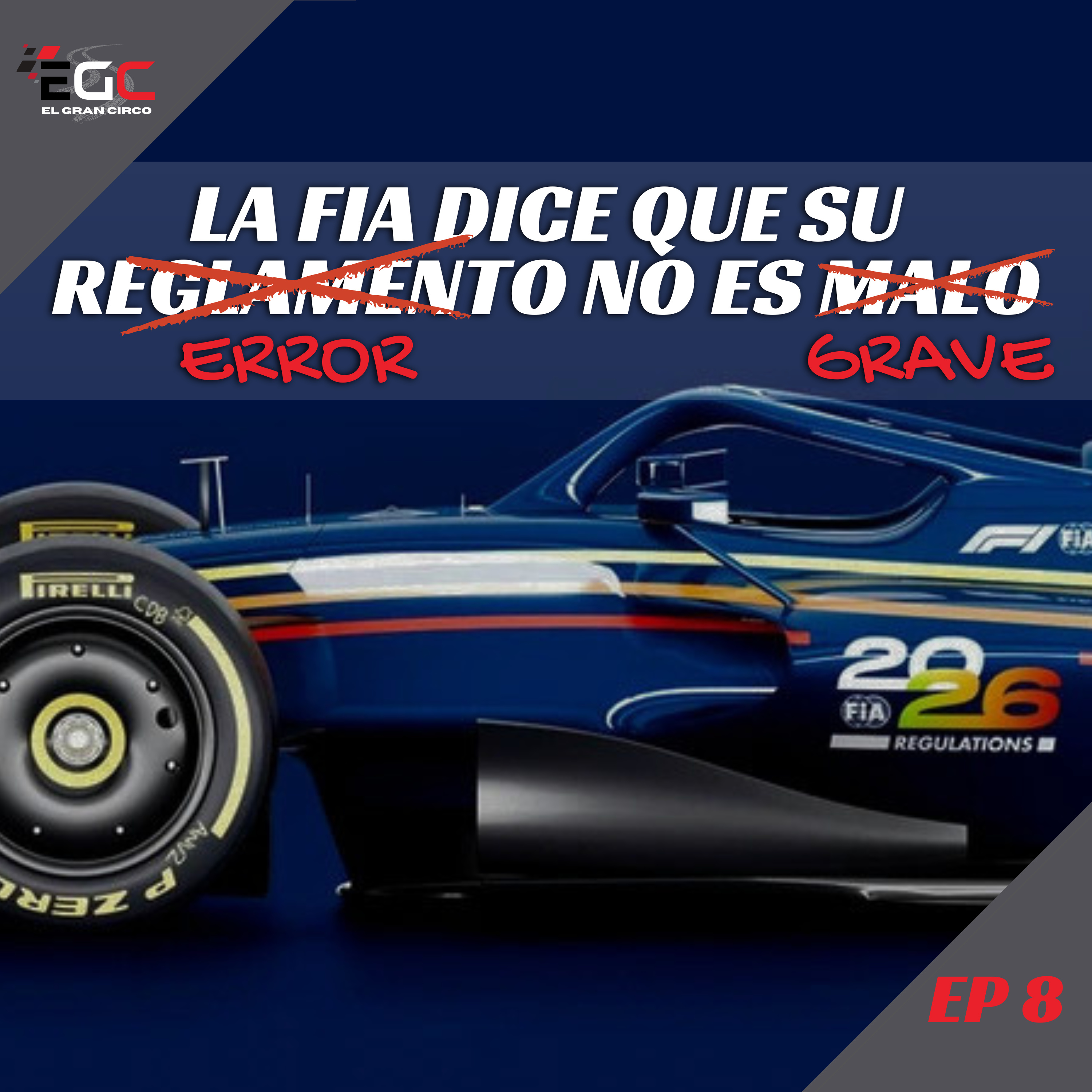 EP 8: La FIA acepta su error en cuanto al reglamento, pero no lo reconoce. episode artwork