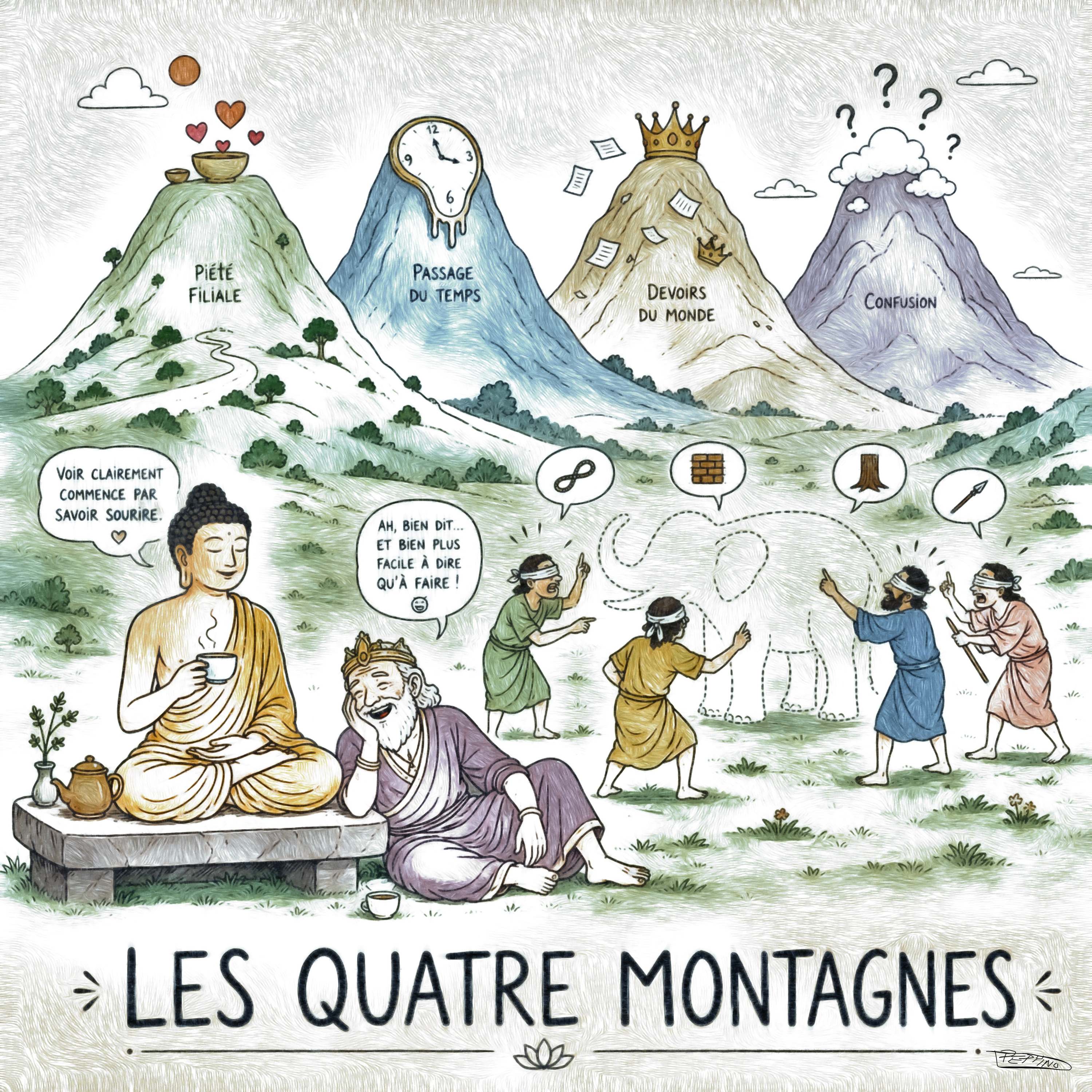 LES QUATRE MONTAGNES (SUR LES TRACES DE SIDDHARTA: ÉPISODE 66)