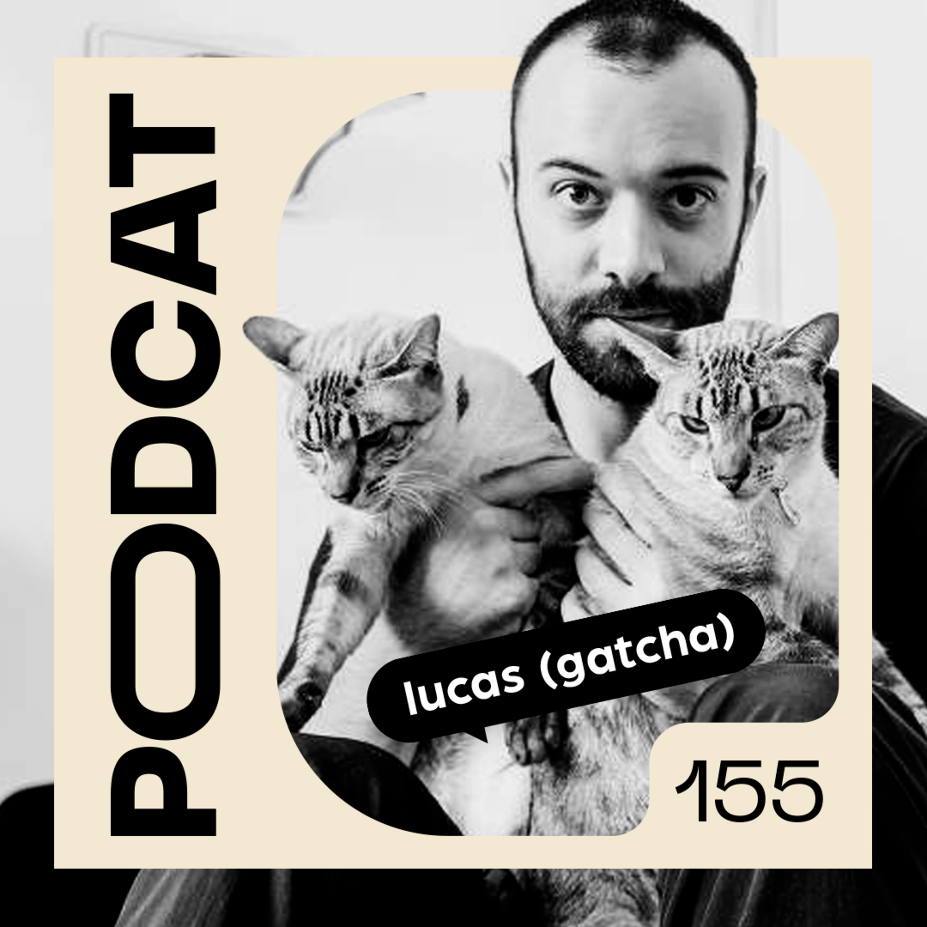 Podcat #155 - Tem no Brasil: cat café com Lucas Rosa (Gatcha)
