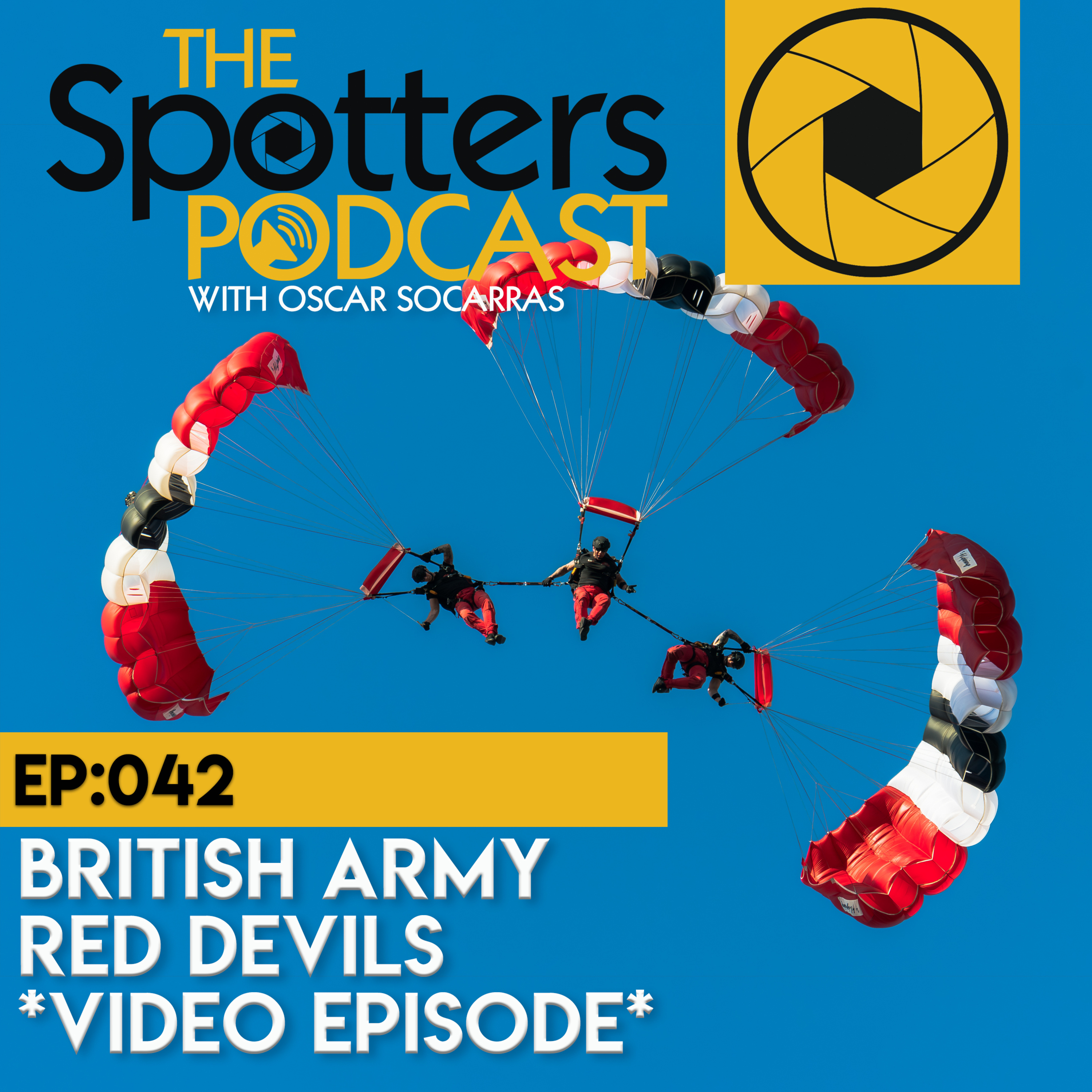 Episode 042 with The British Army Red Devils episode artwork