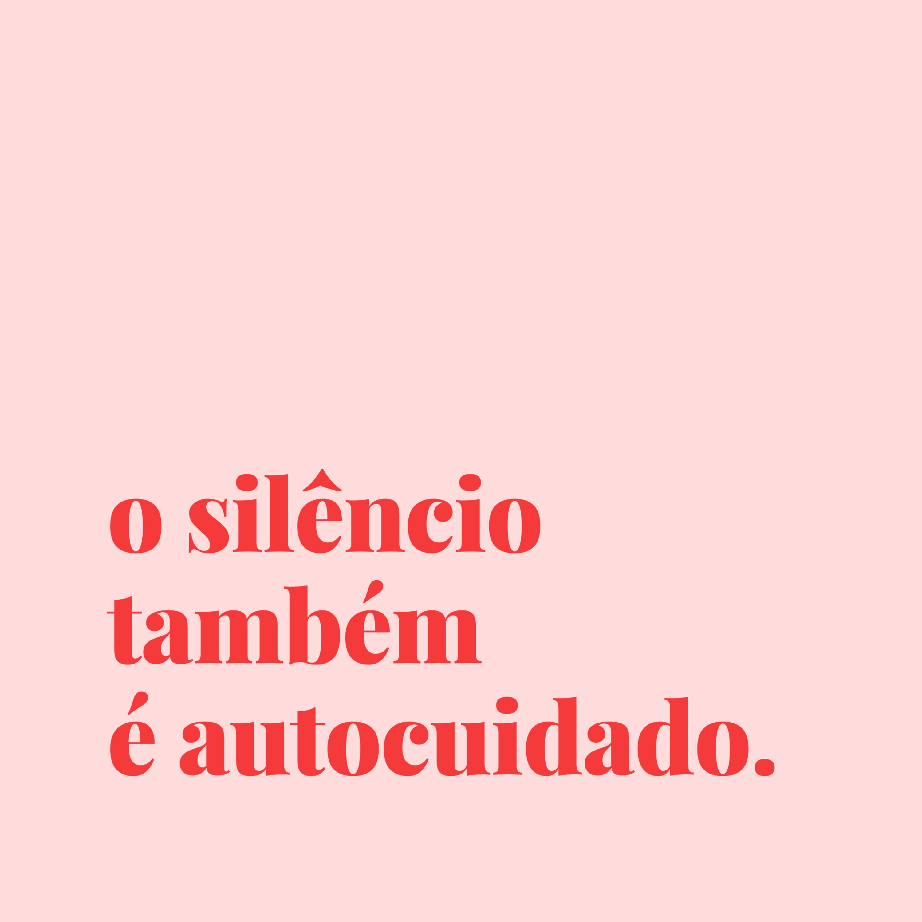 para todas as pessoas intensas.
