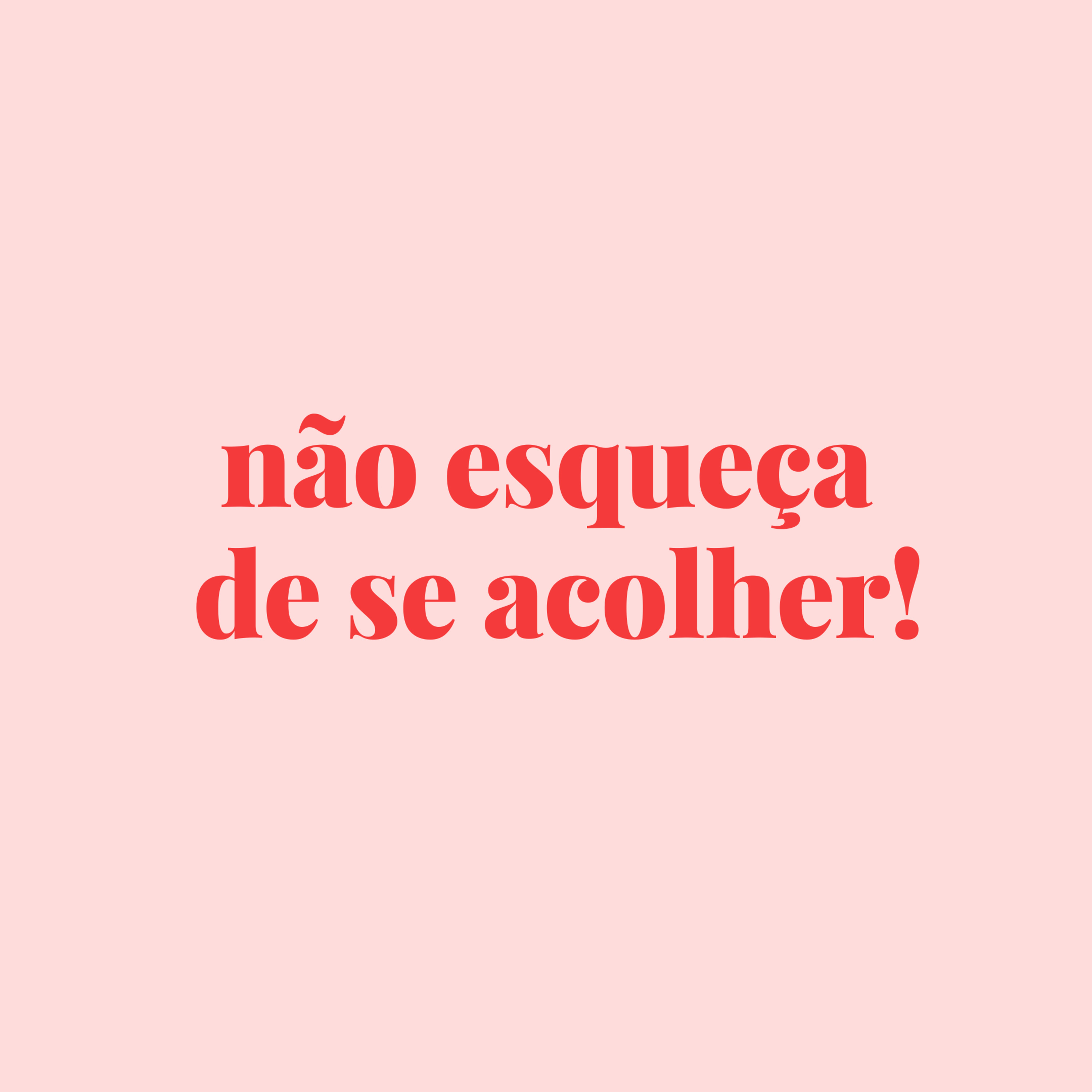 para todas as pessoas intensas.