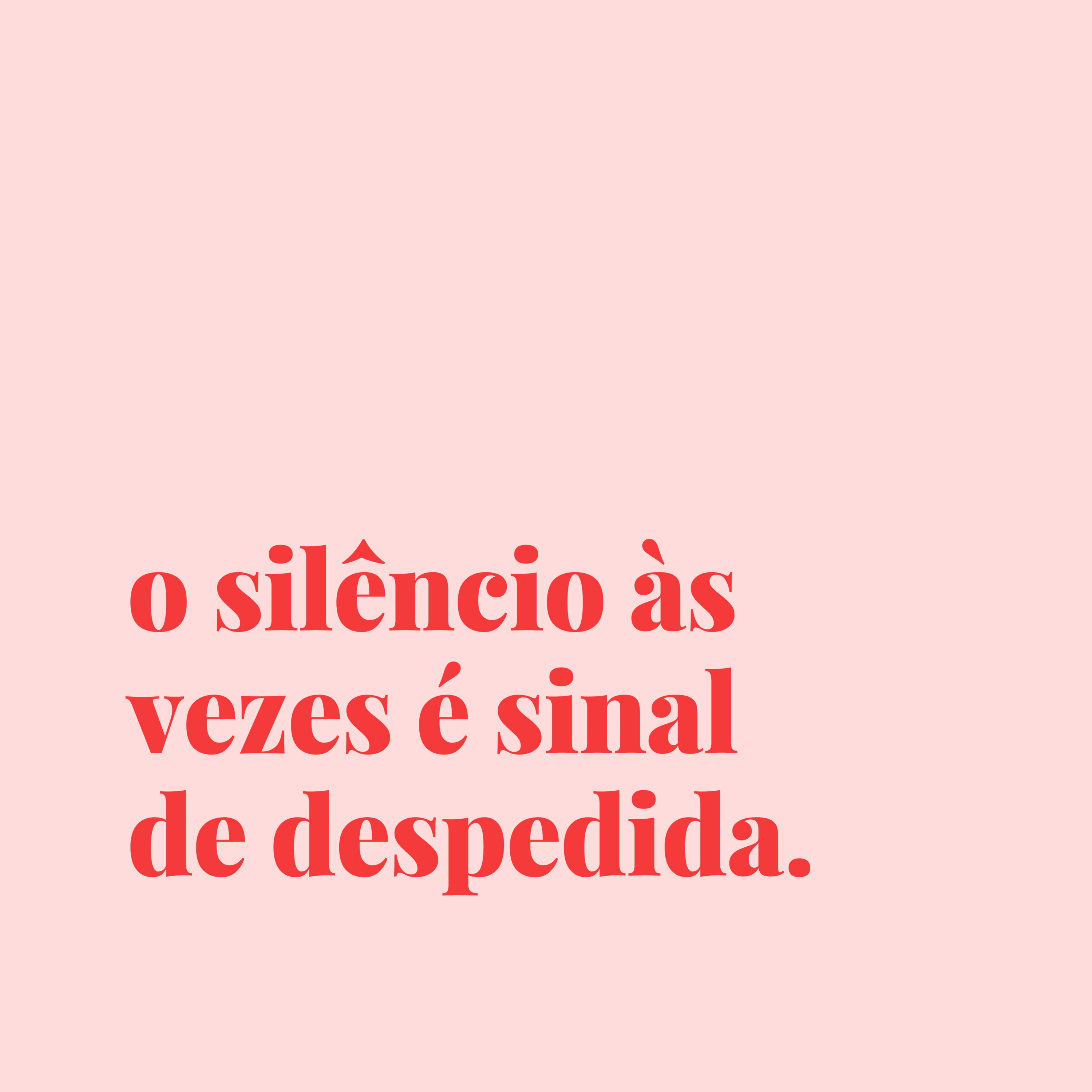 para todas as pessoas intensas.