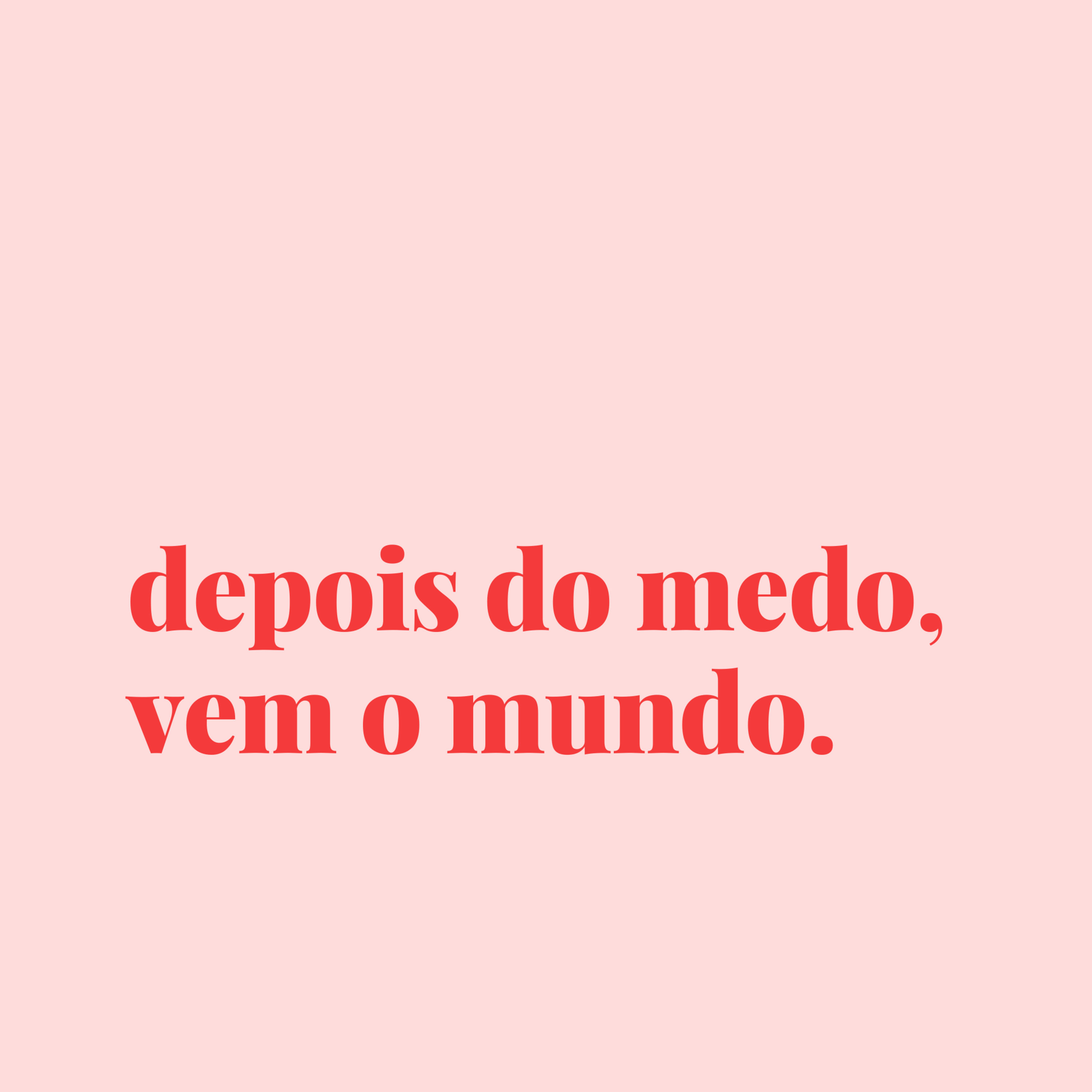 para todas as pessoas intensas.