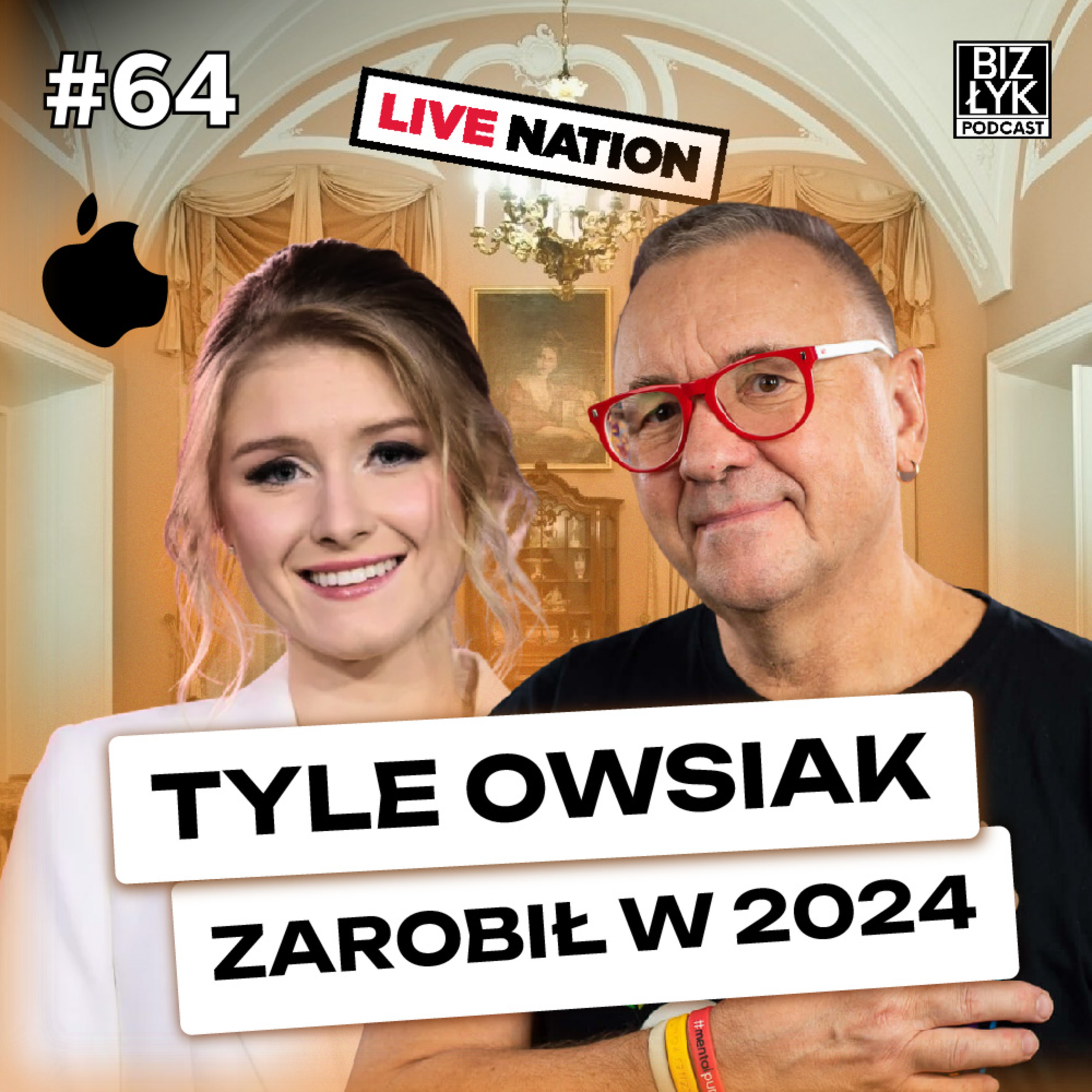 Ślub w PAŁACU PREZYDENCKIM oraz ZAROBKI Jerzego Owsiaka | BizŁyk Podcast #64 episode artwork